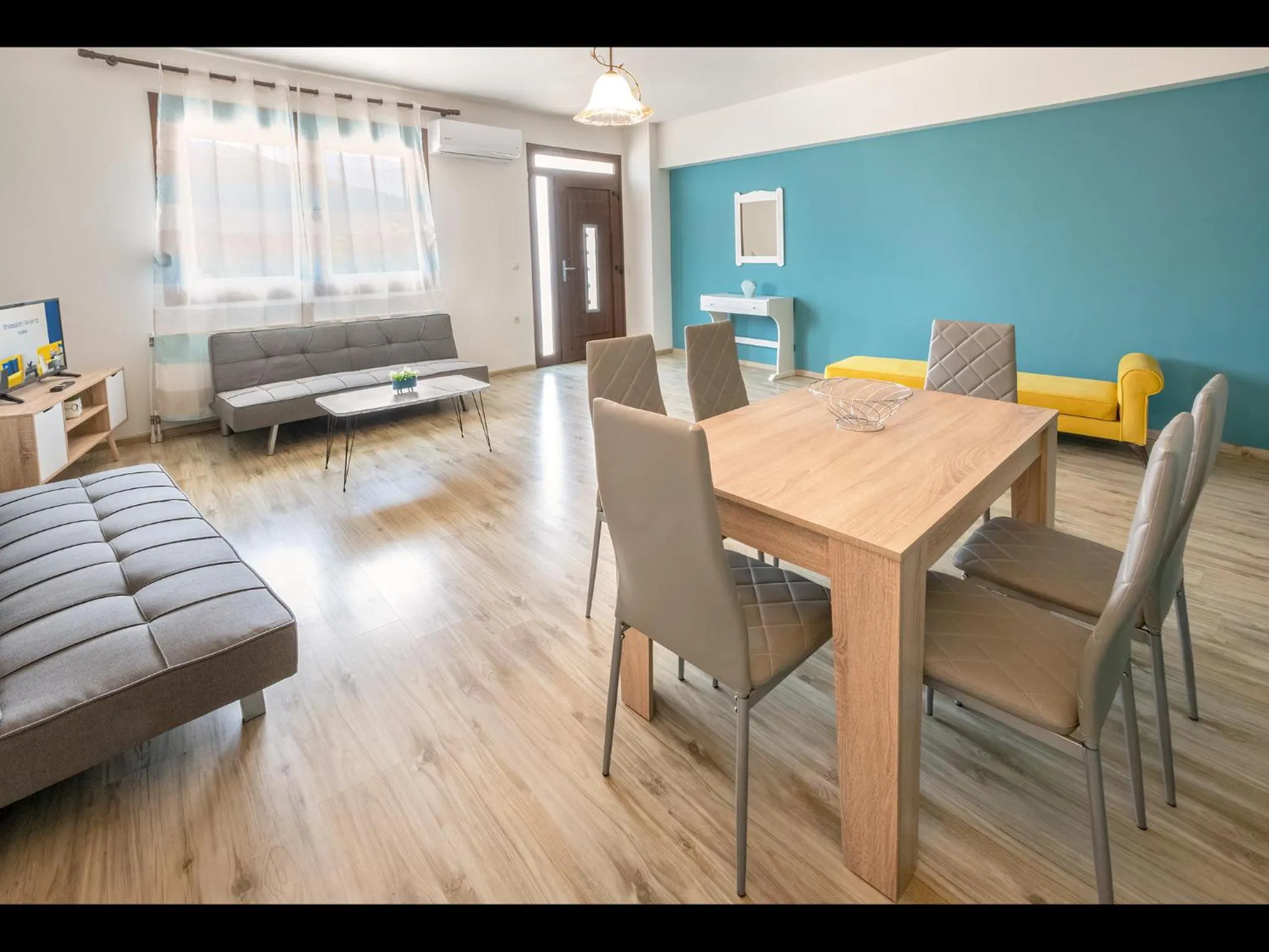 Living room in Thassian Riviera Hotel