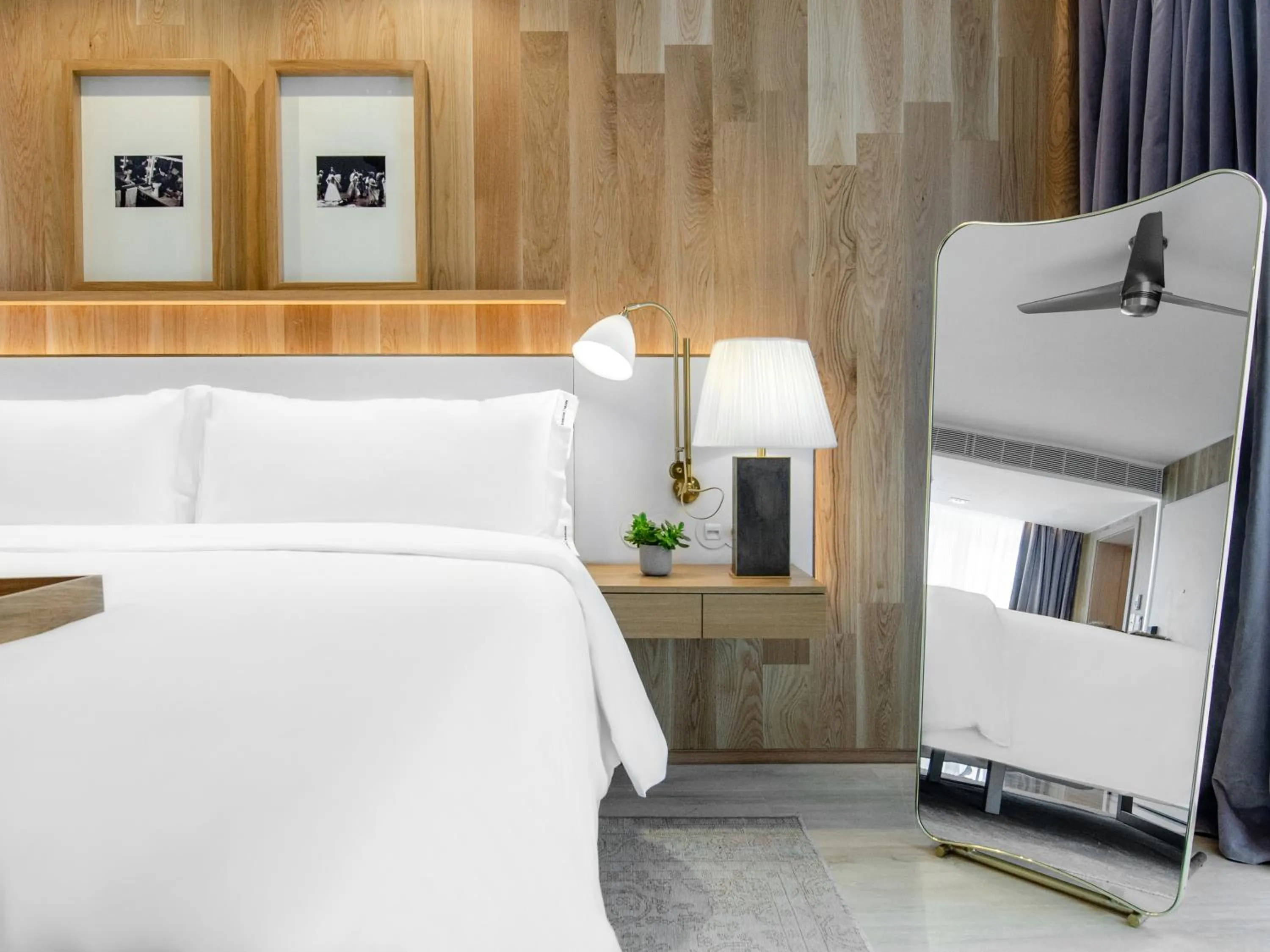 Decorative detail, Bed in Browns Avenue Hotel