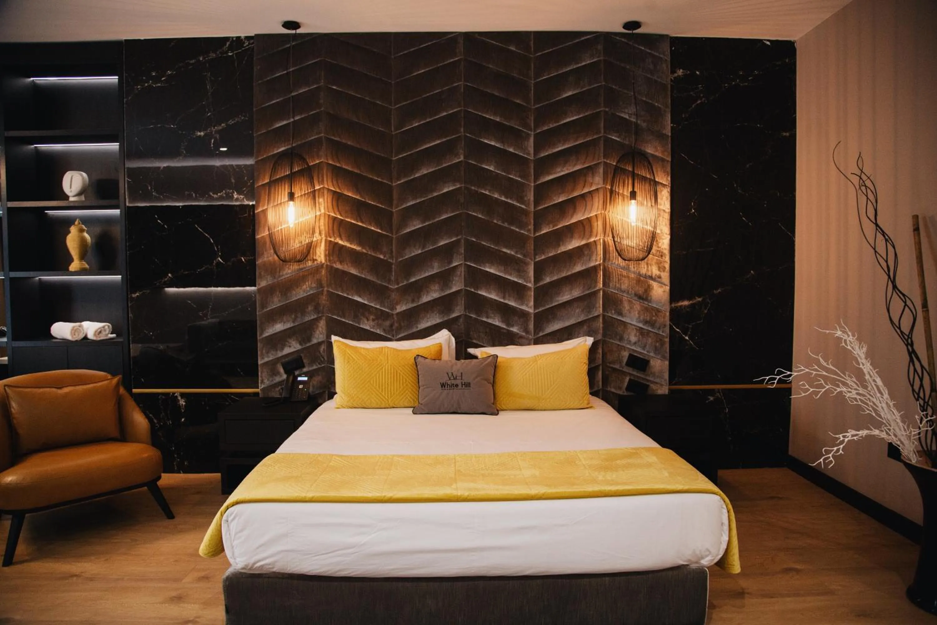 Bed in White Hill Hotel, SPA & Conferences