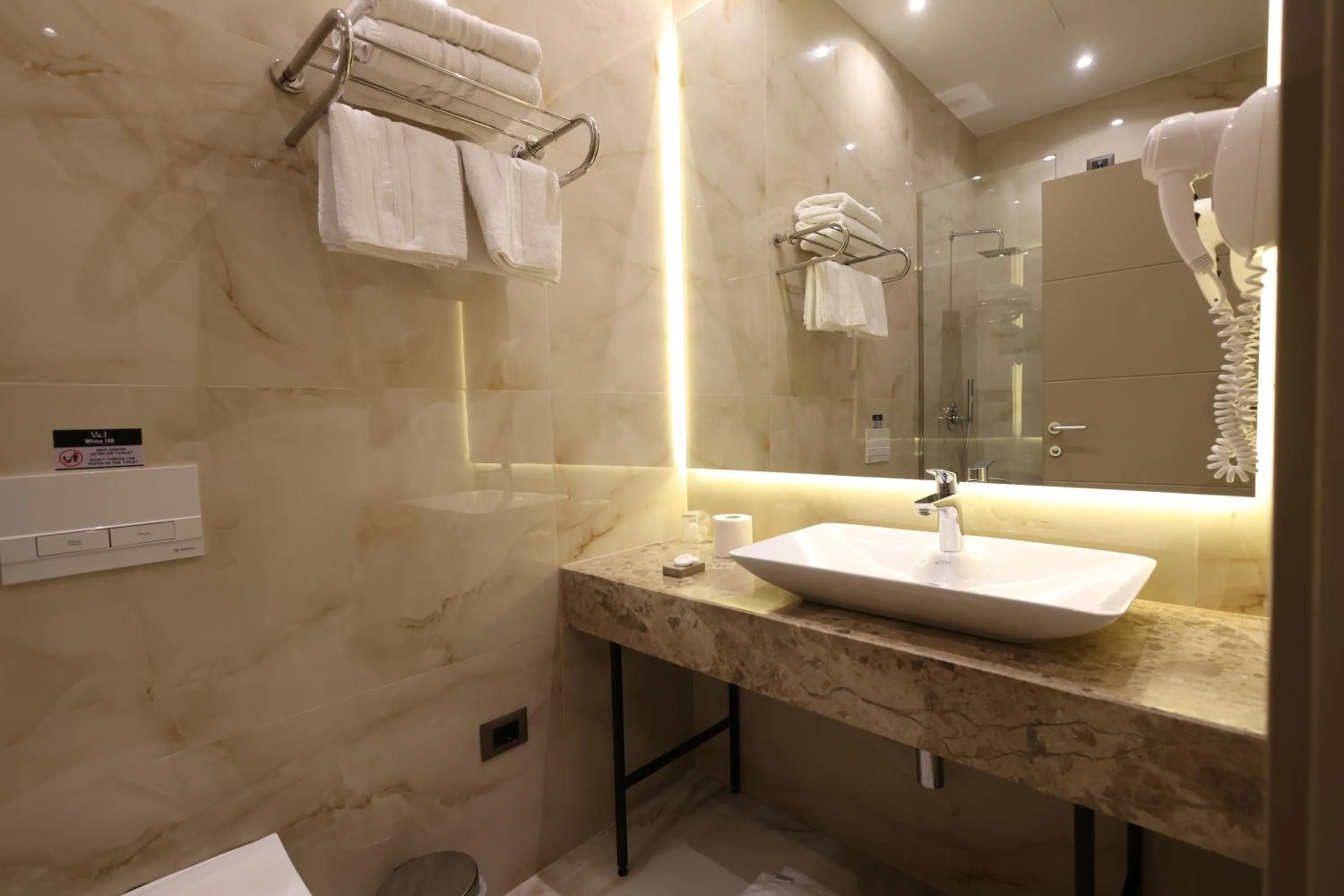 Toilet in White Hill Hotel, SPA & Conferences