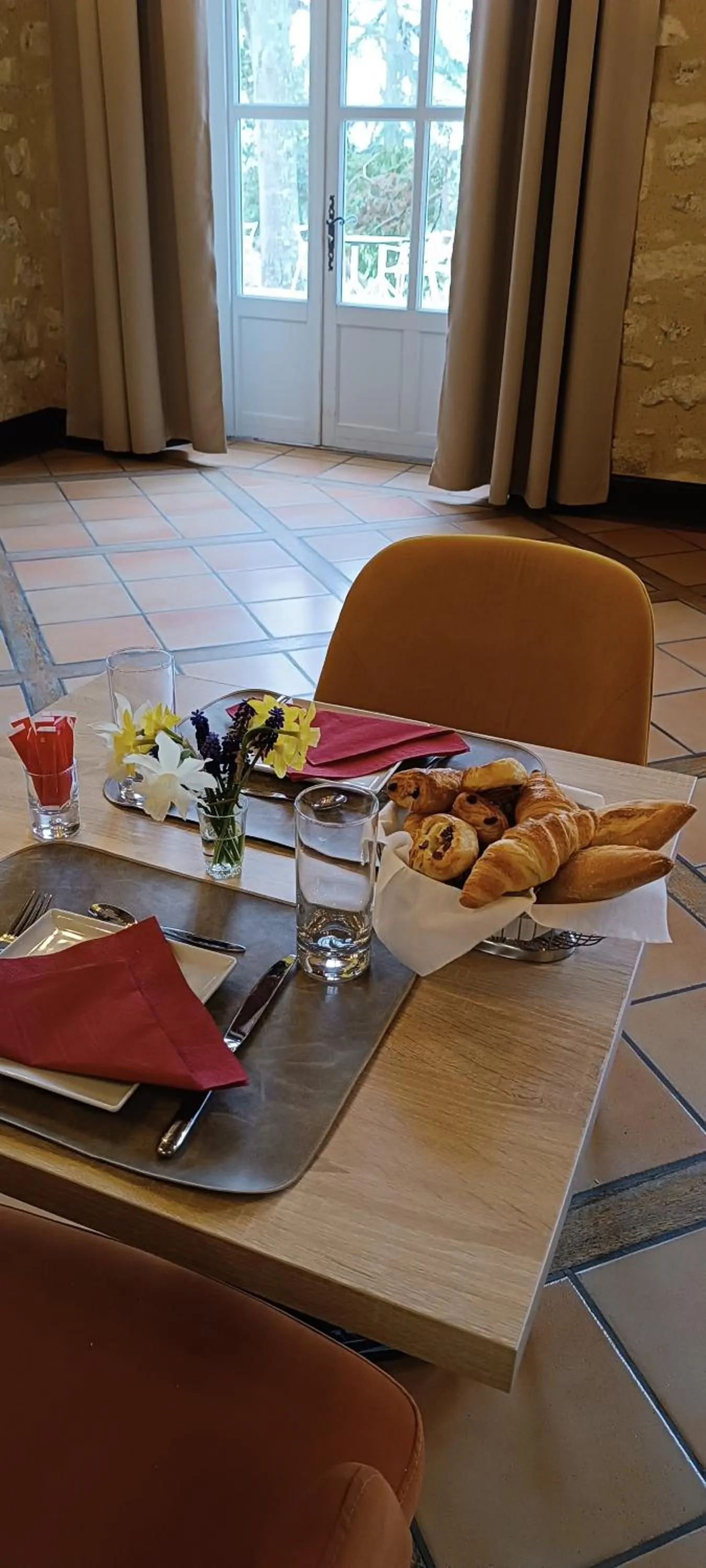 Breakfast in Château de Mons Armagnac