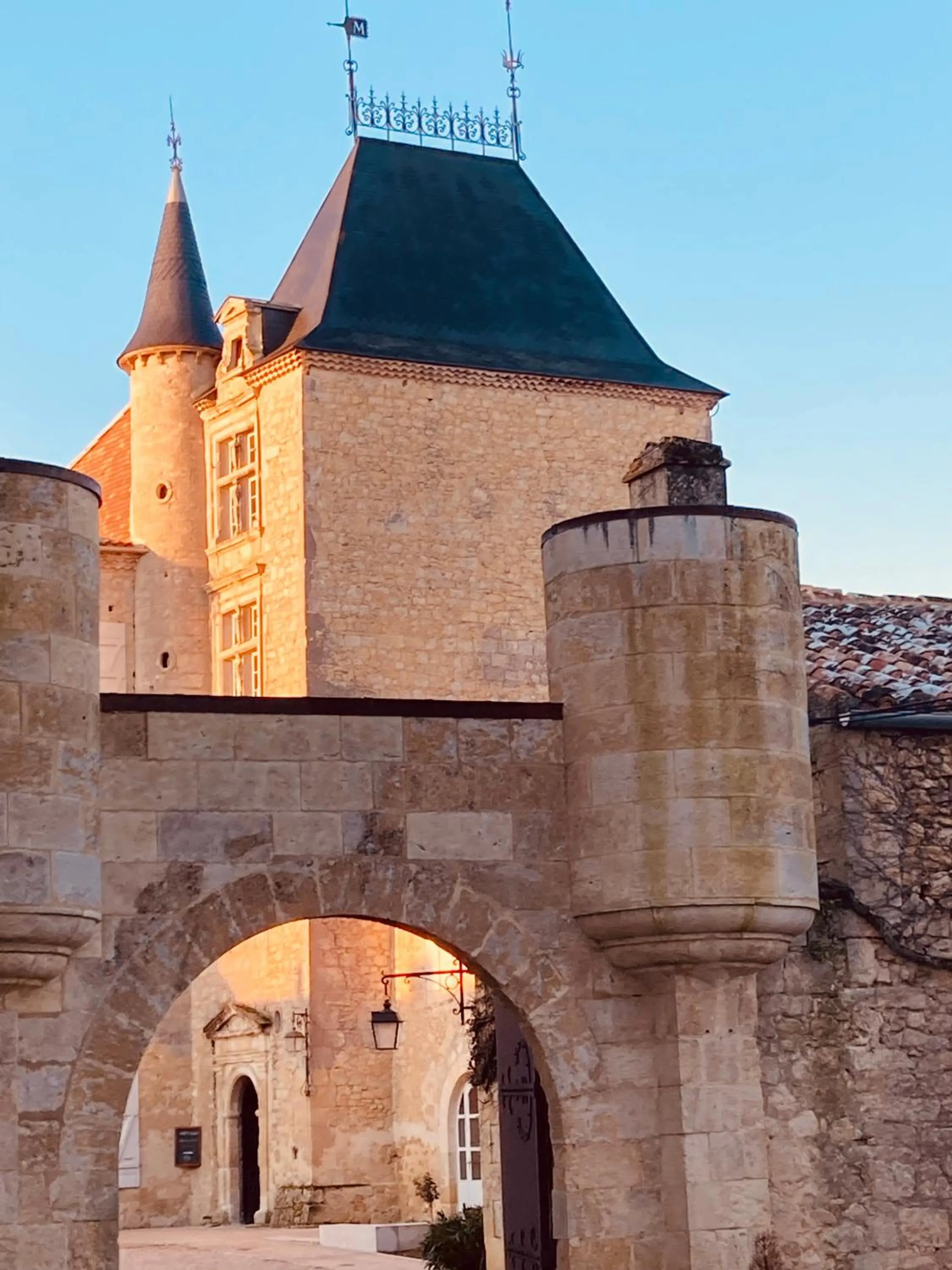 Facade/entrance in Château de Mons Armagnac