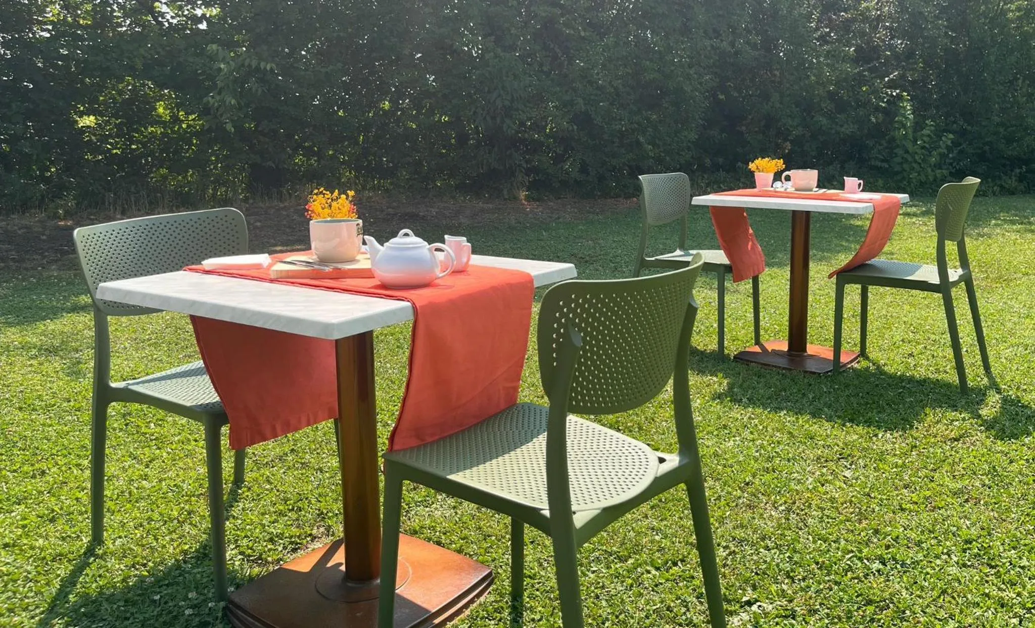 Garden view in Hotel Tre Ville