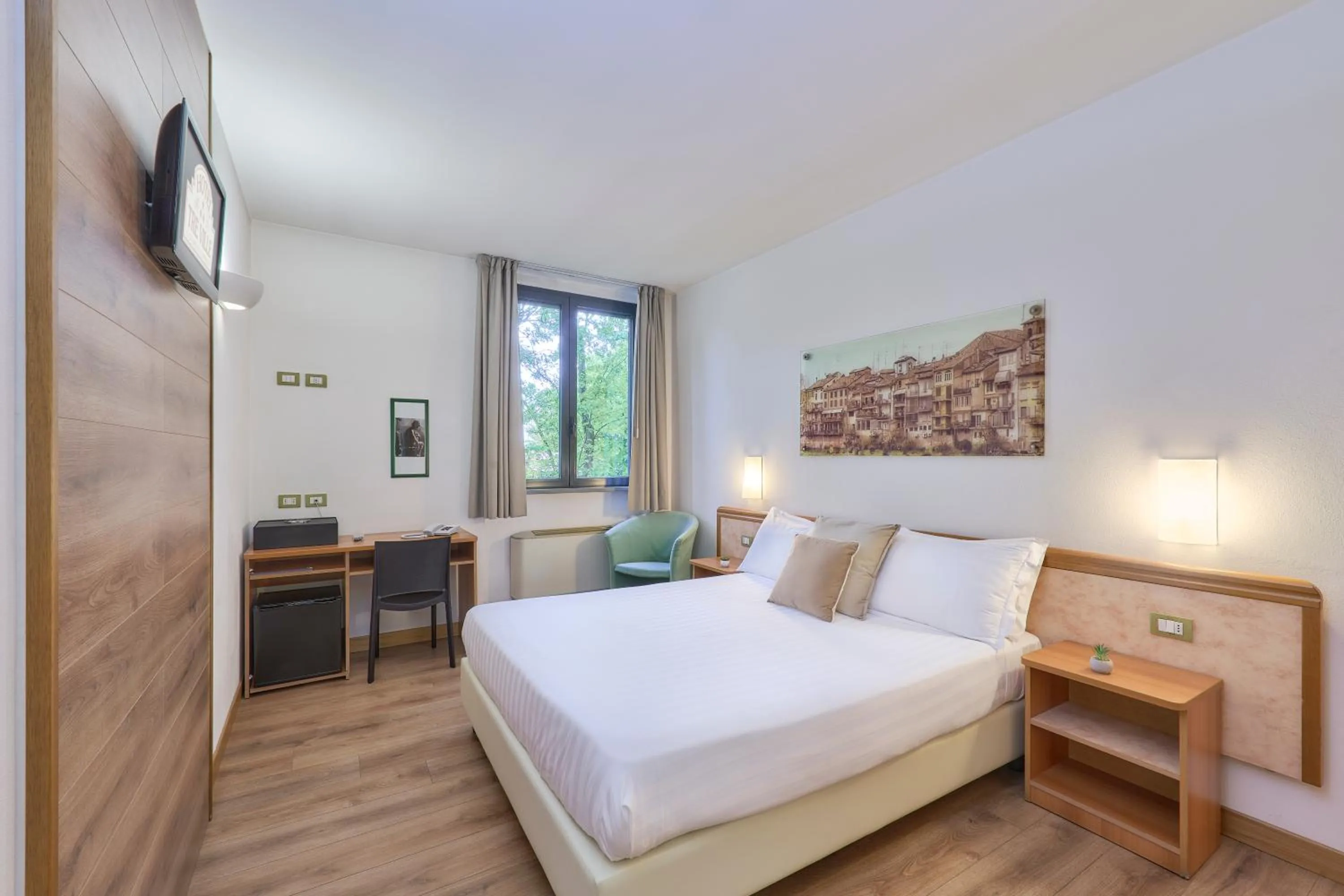 Bedroom, Bed in Hotel Tre Ville