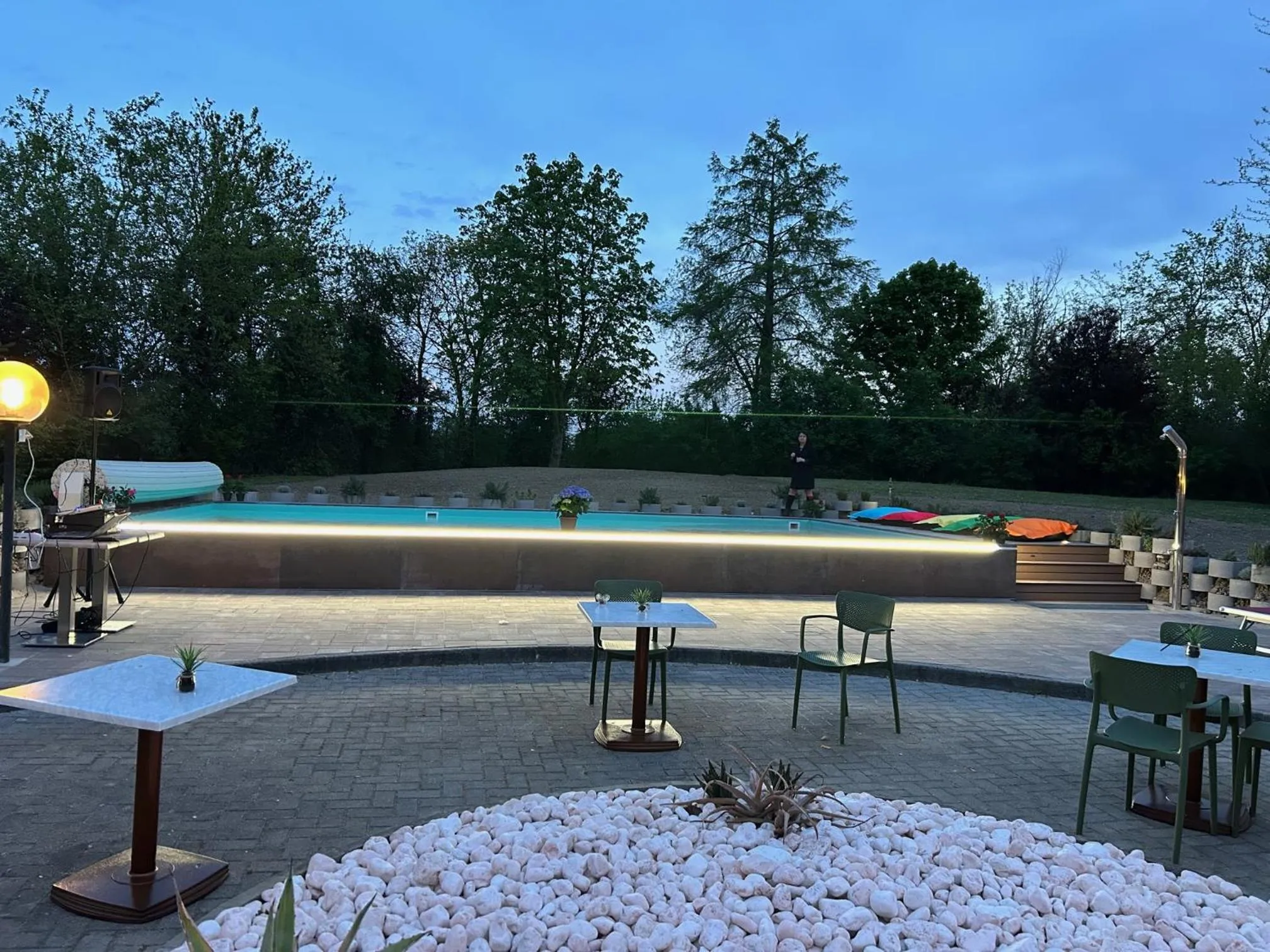 Garden view in Hotel Tre Ville