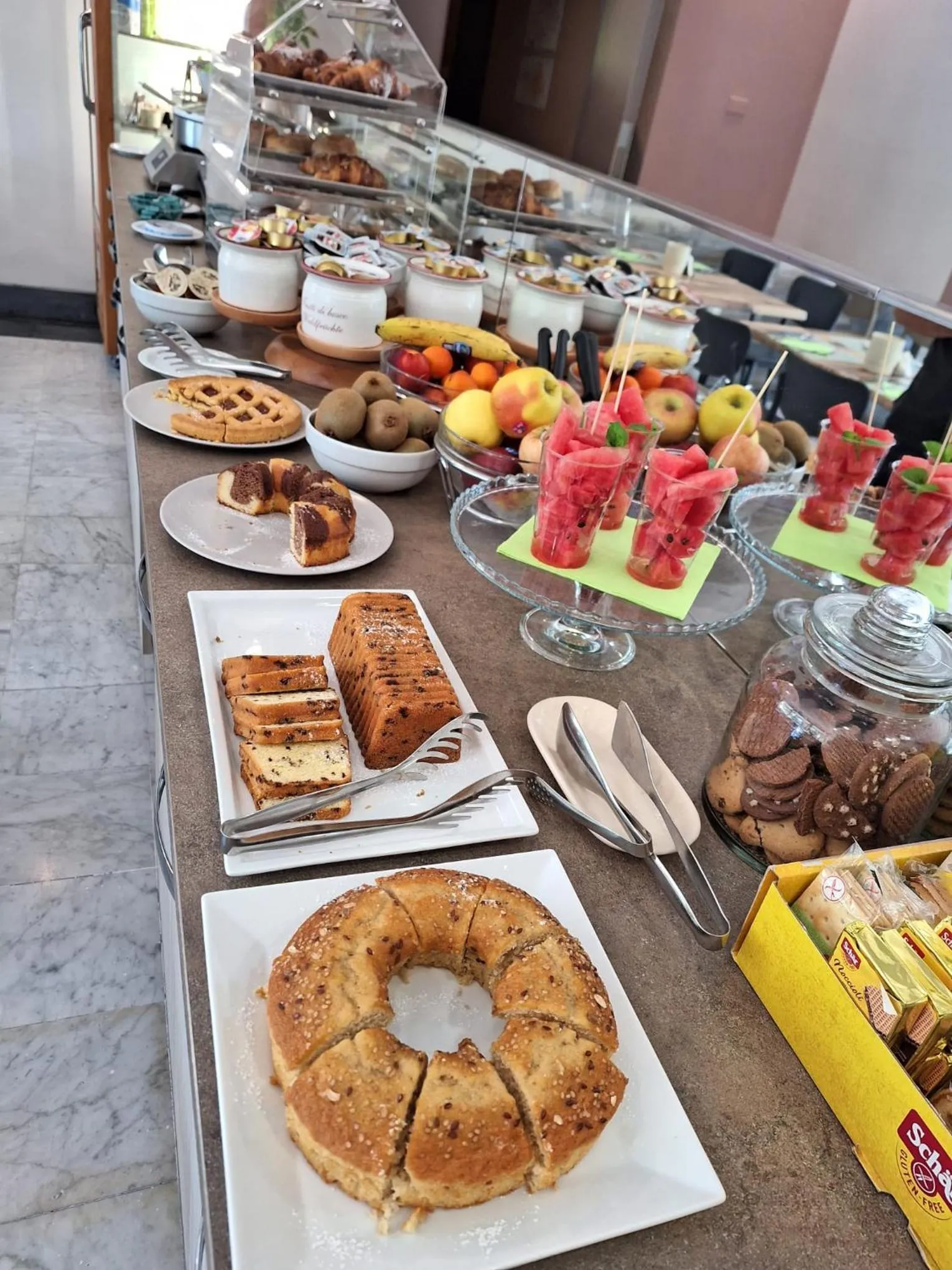 Breakfast in Hotel Tre Ville