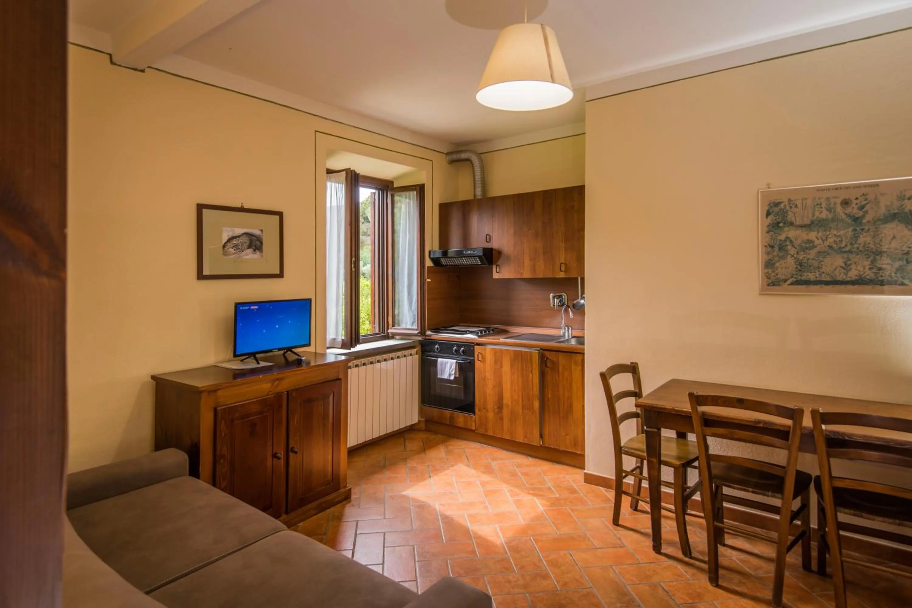 Kitchen or kitchenette in Tenuta Agricola dell'Uccellina