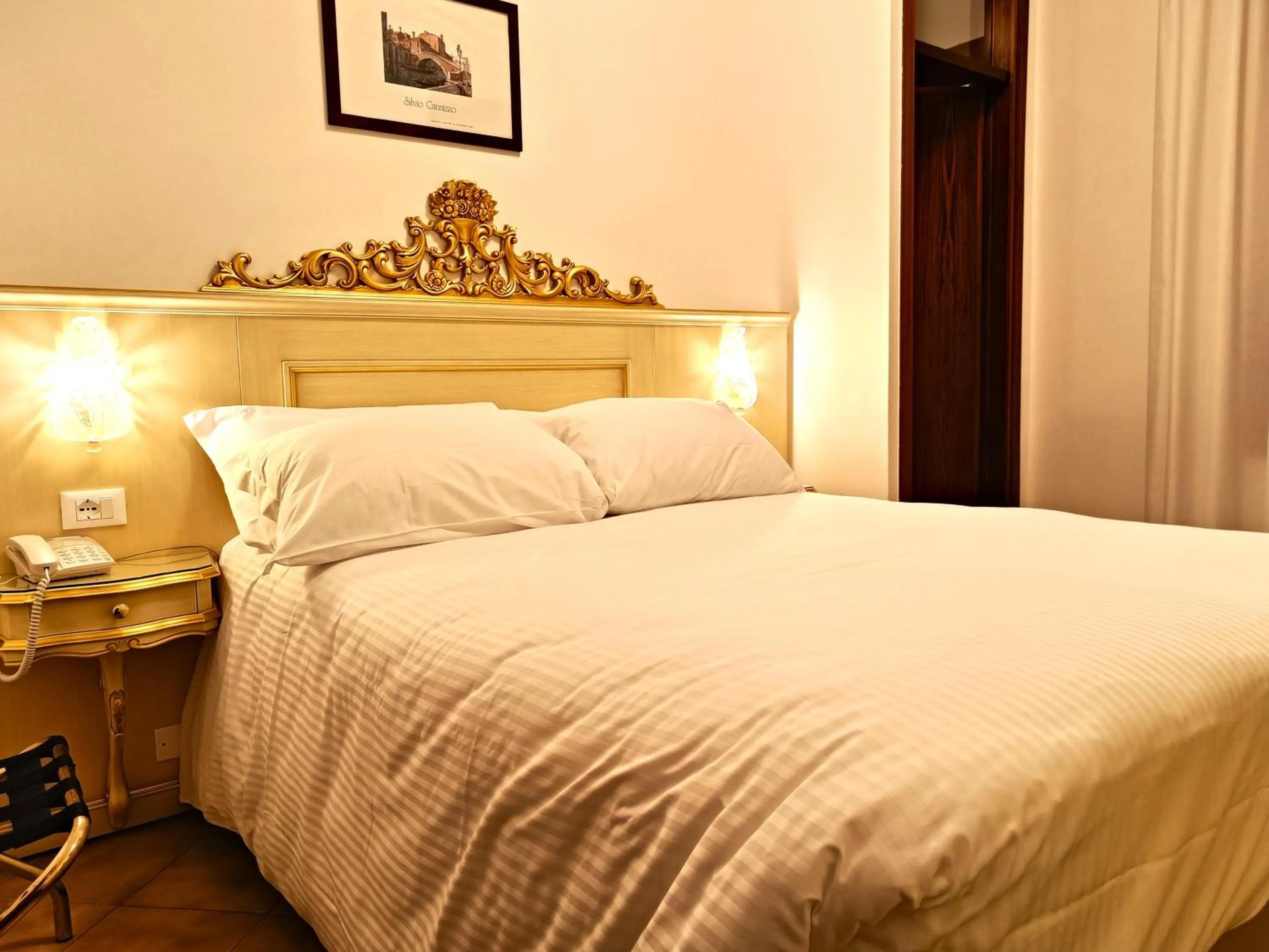 Bed in Hotel Guerrini