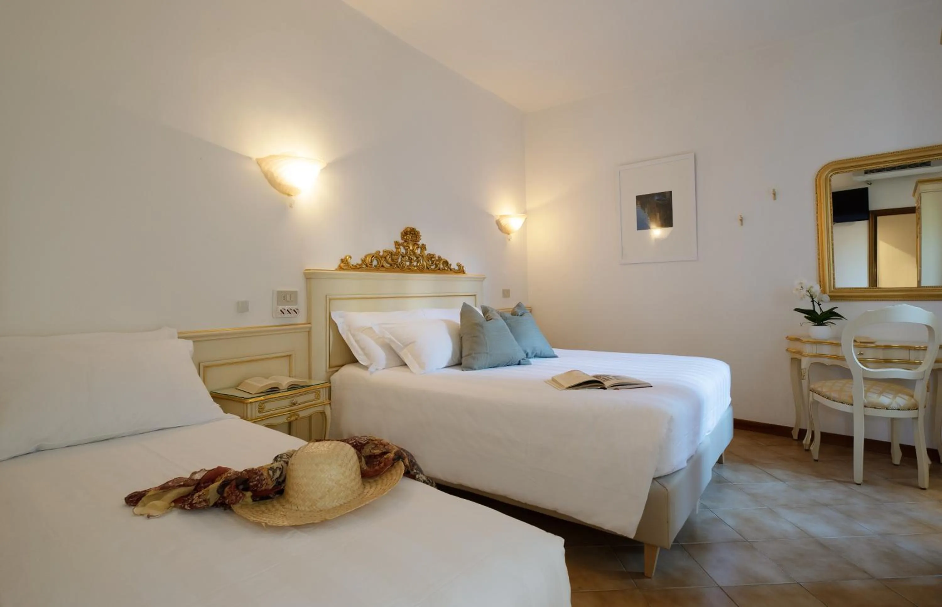 Bed in Hotel Guerrini