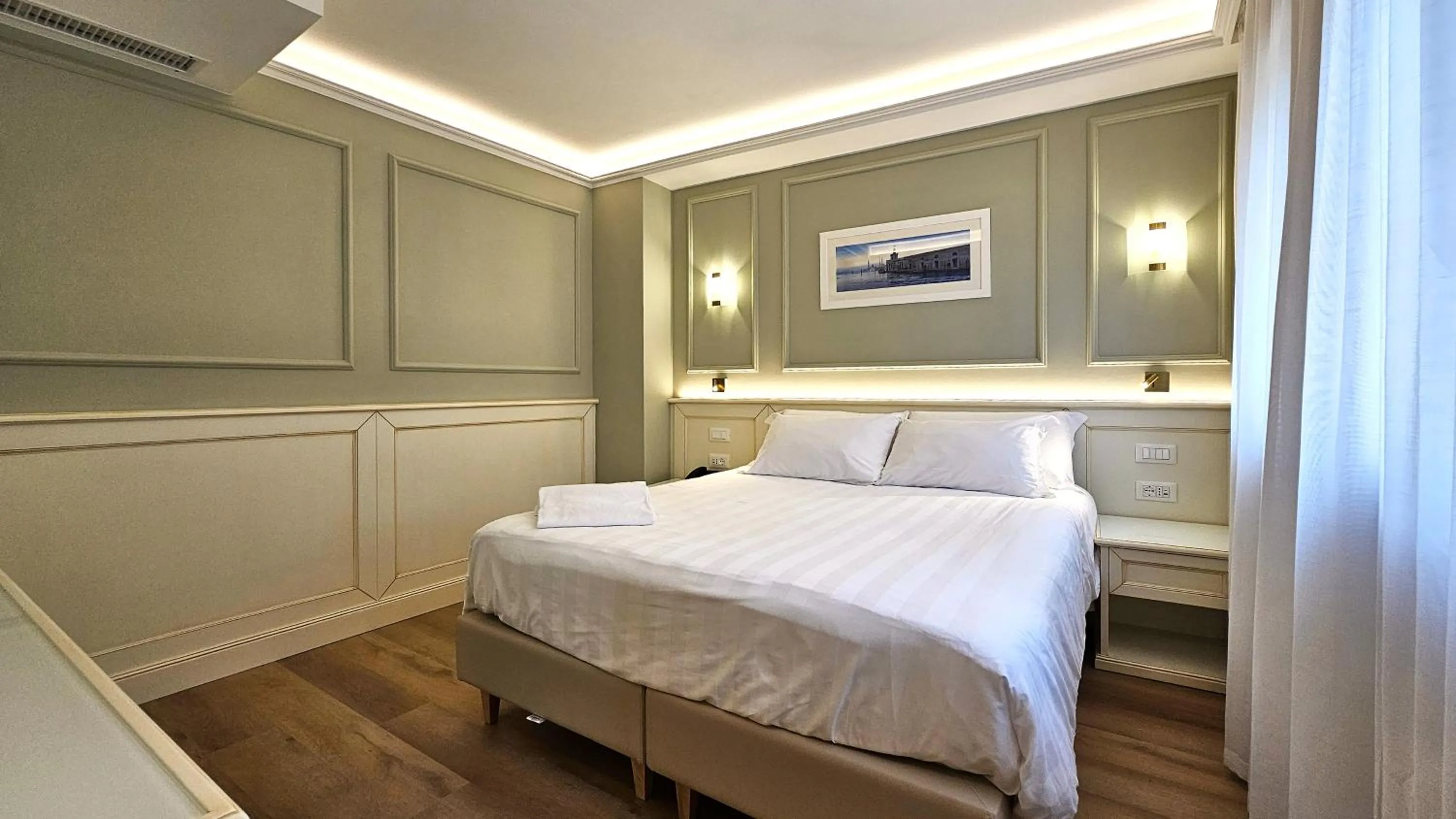 Bed in Hotel Guerrini