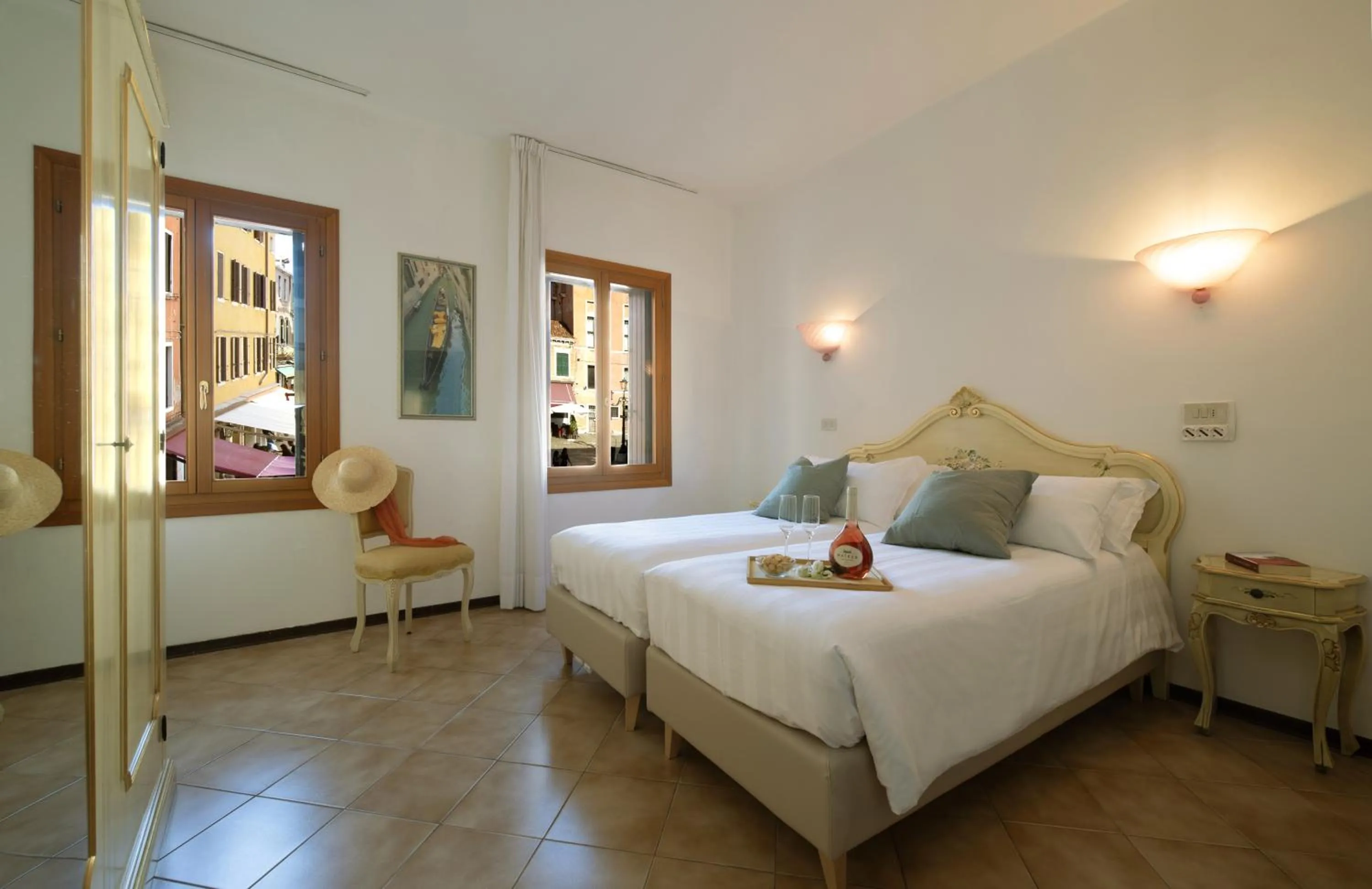 Bed in Hotel Guerrini