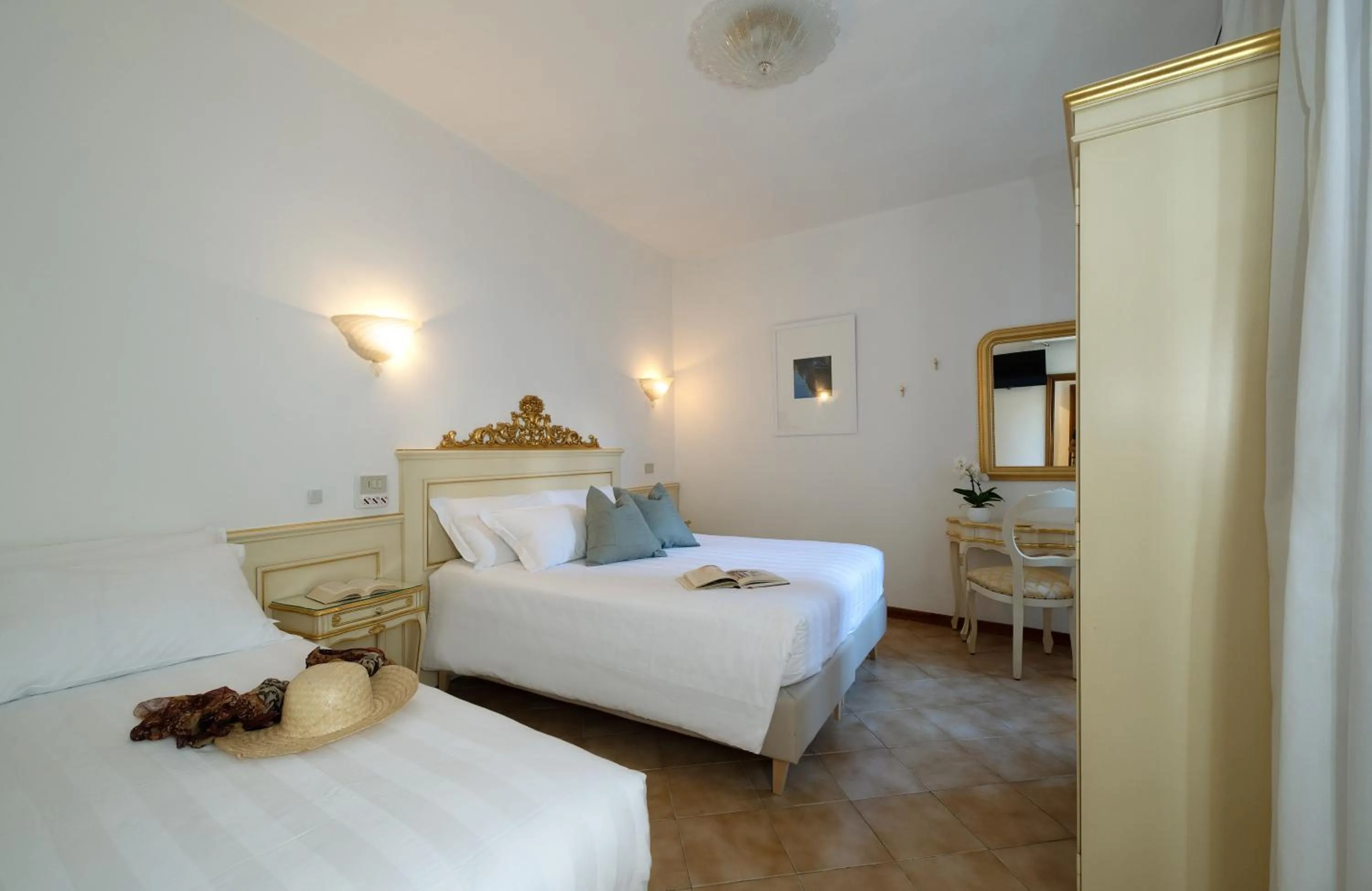 Bed in Hotel Guerrini