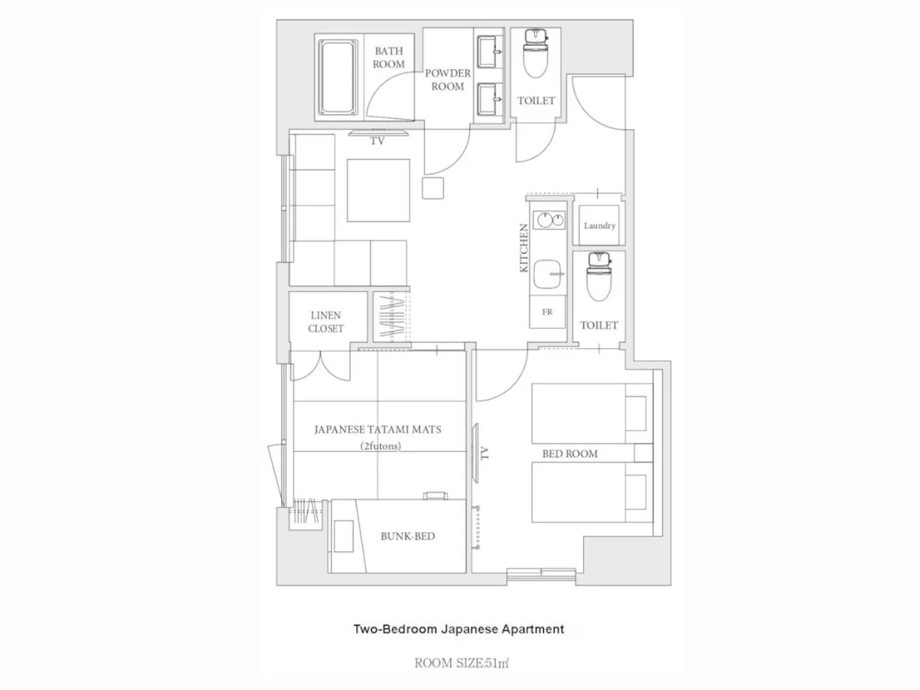 Floor plan in MIMARU Osaka Namba Station