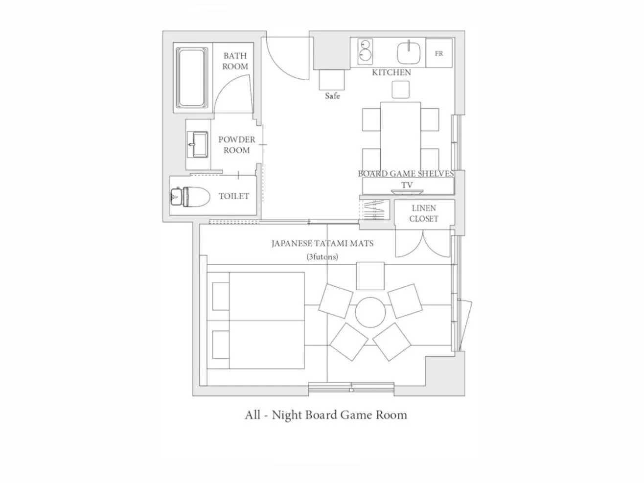 Floor plan in MIMARU Osaka Namba Station