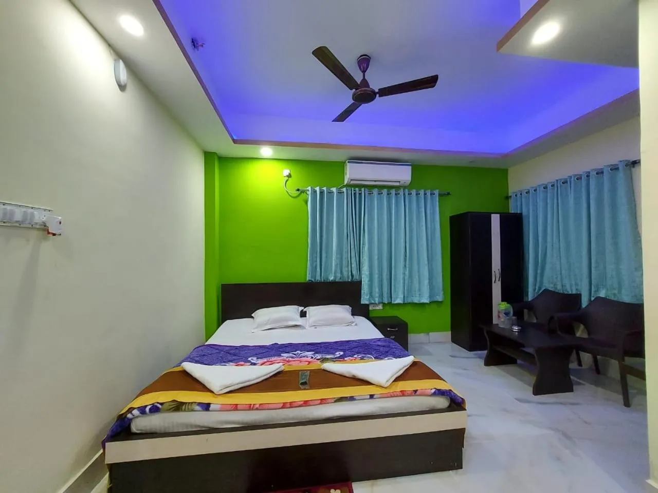 Bed in ICONIC Hotel Digha