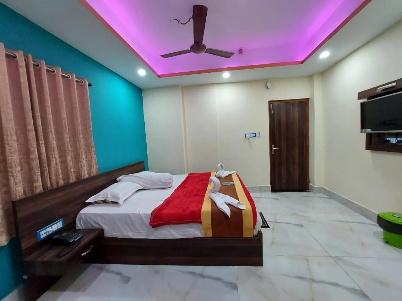 Bed in ICONIC Hotel Digha