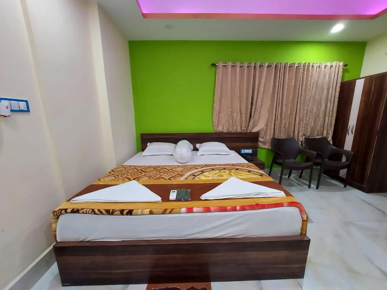 Bed in ICONIC Hotel Digha