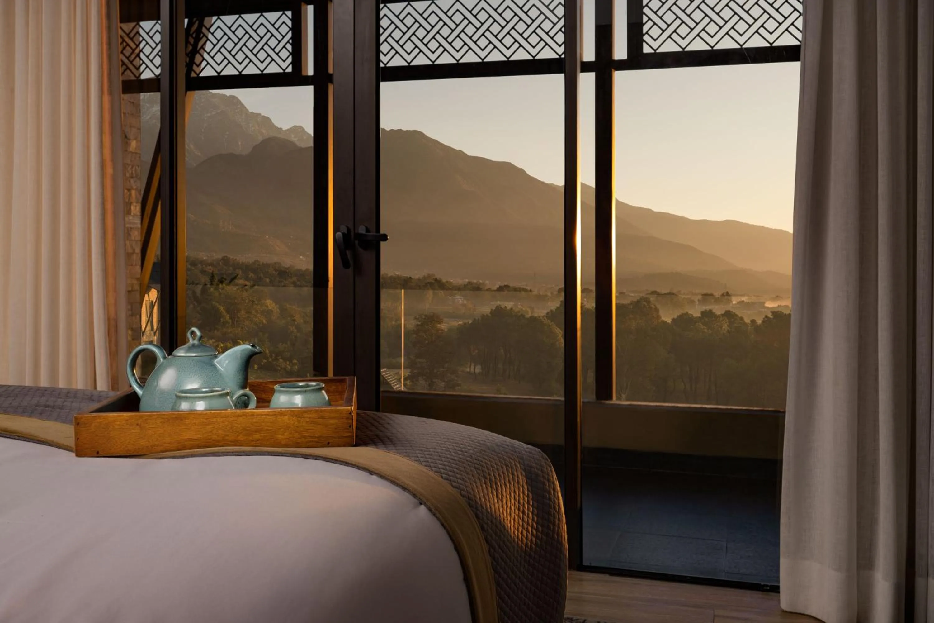 Mountain view, Bed in Norbu The Montanna, Dharamshala - IHCL SeleQtions