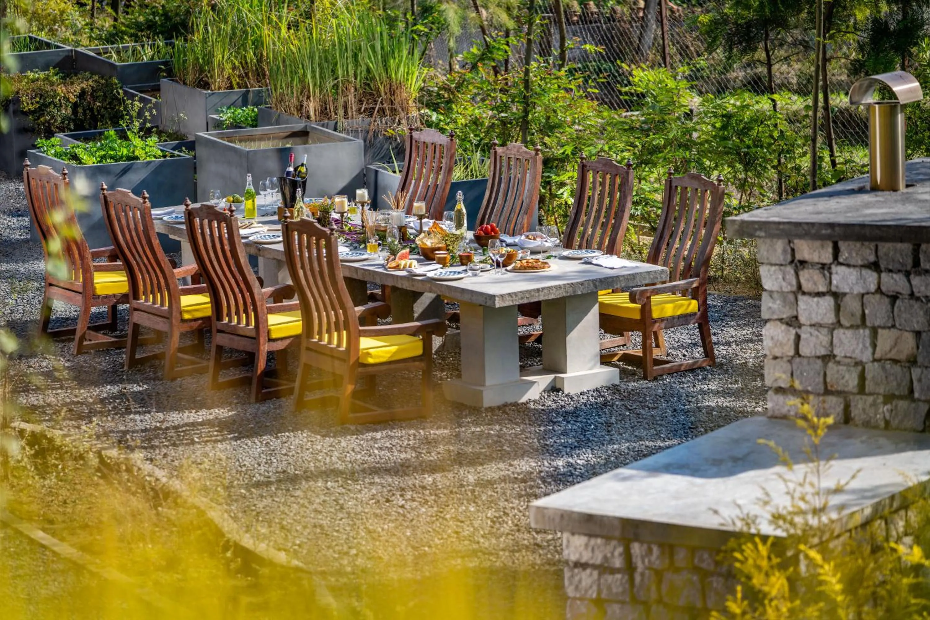 Dining area in Norbu The Montanna, Dharamshala - IHCL SeleQtions