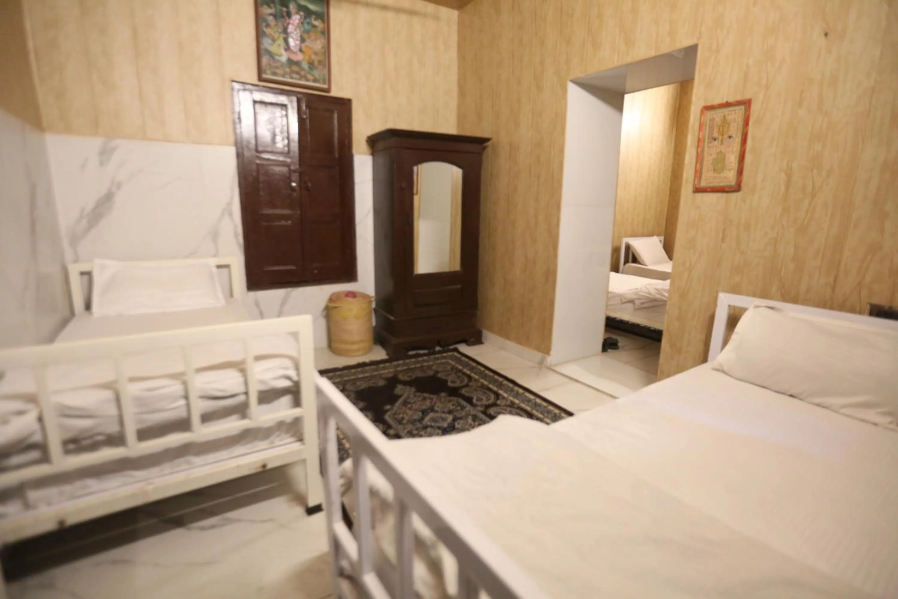 Bed in Vedic Dham Ganga