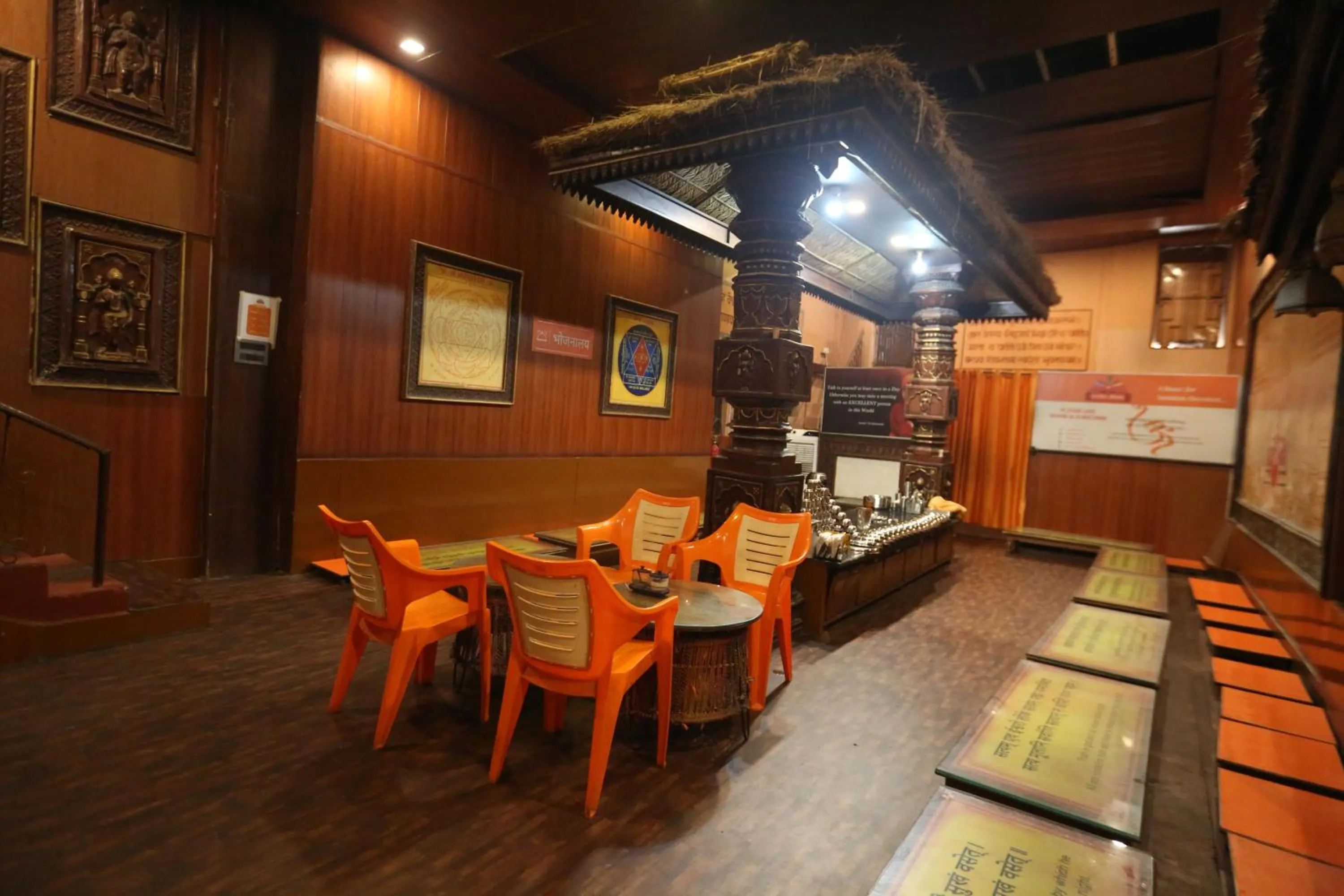 Restaurant/places to eat in Vedic Dham Ganga