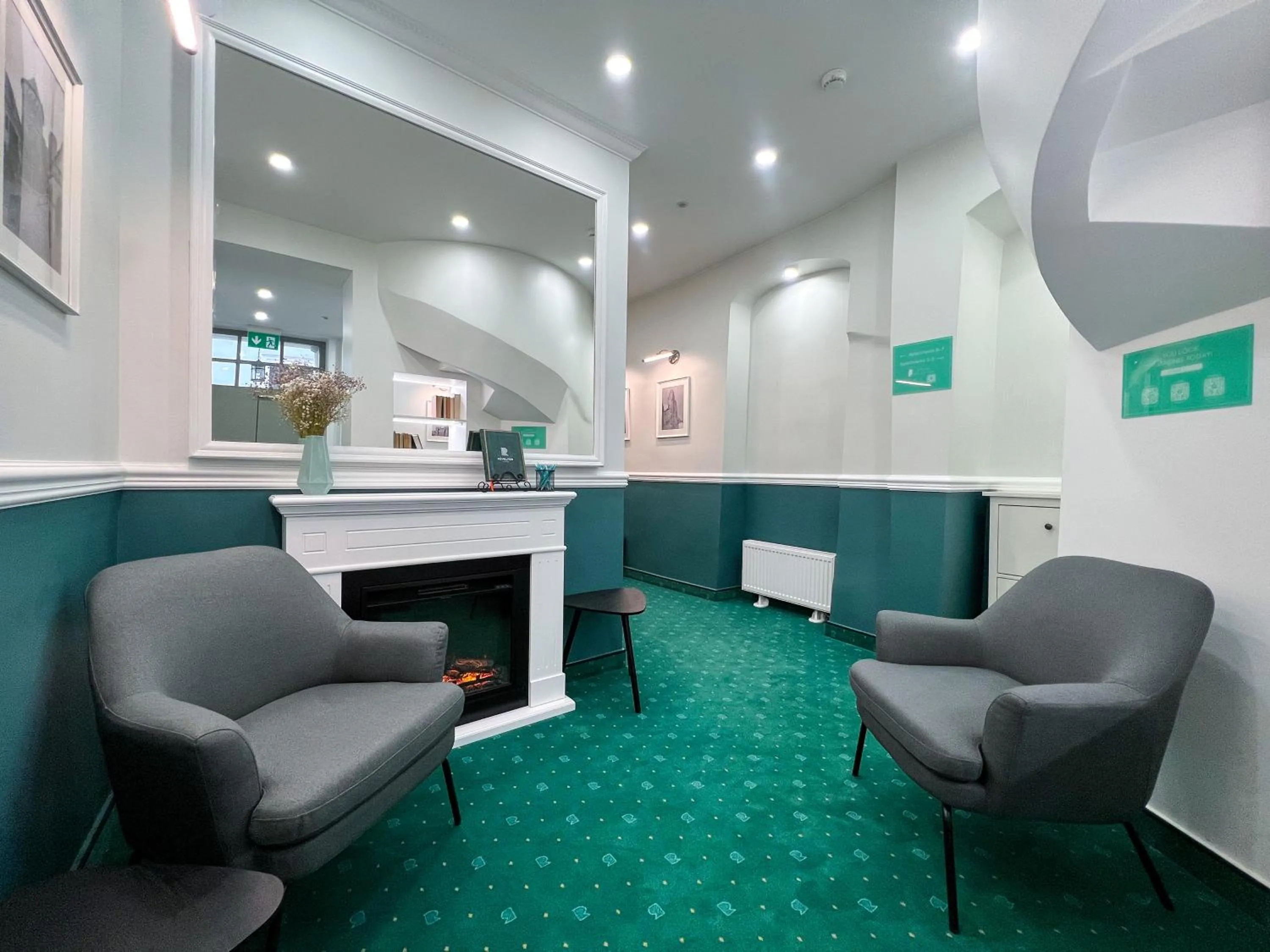 Lobby or reception in Revelton Suites Riga