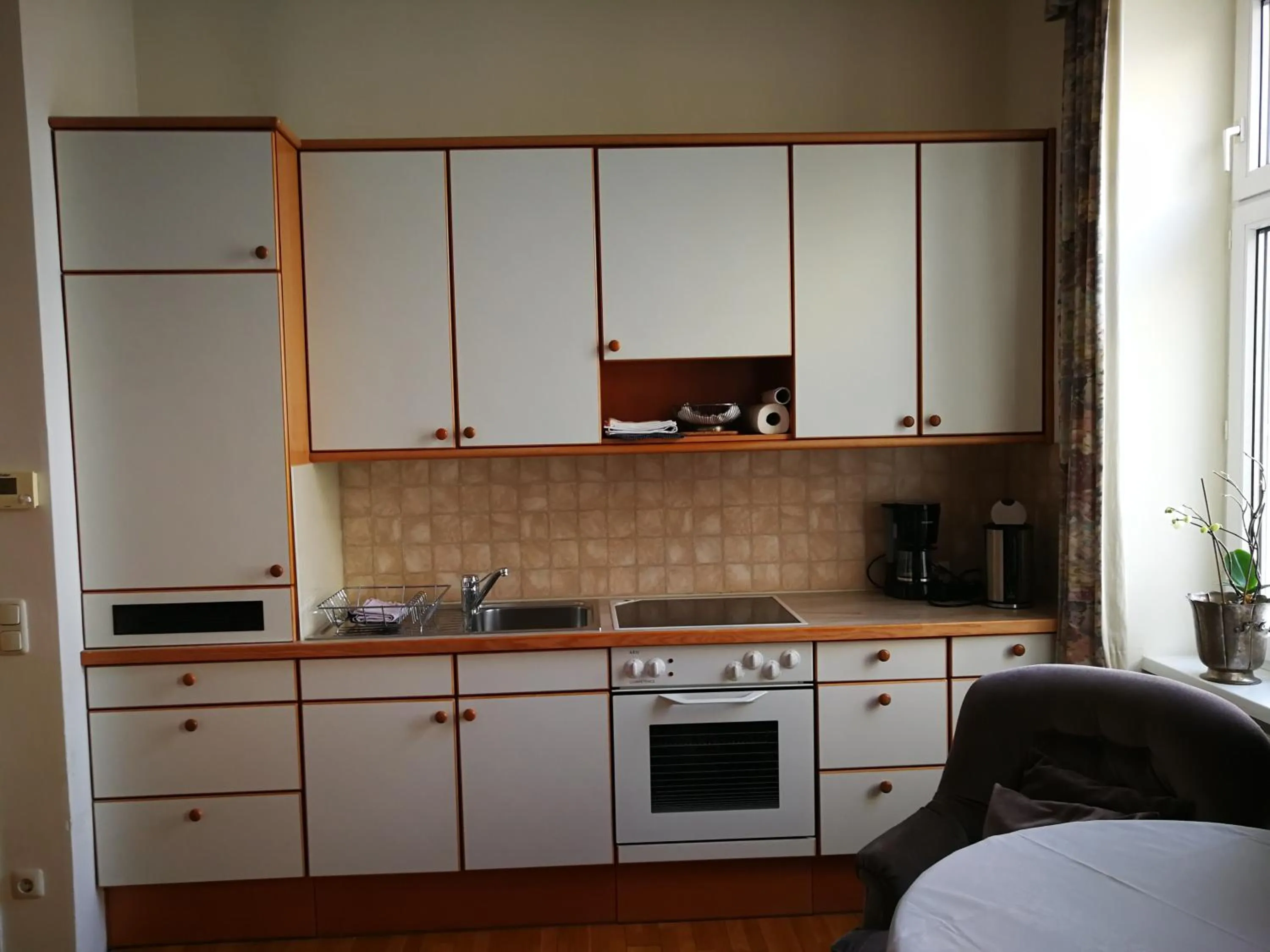 Kitchen or kitchenette in Garconniere im ehemaligen Hotel Austria