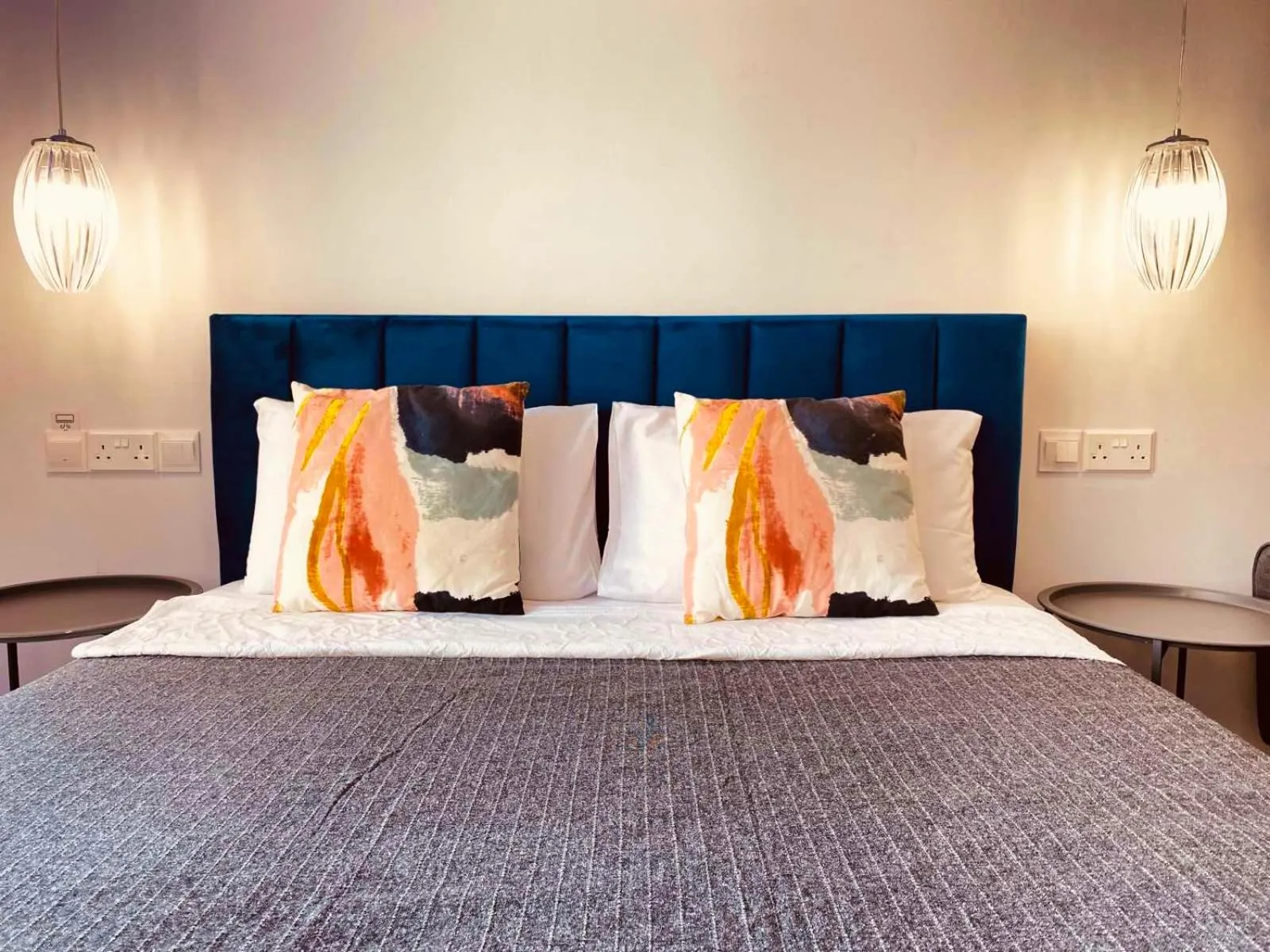 Bed in Phaedrus Living: Seaside Luxury Flat Athina 118