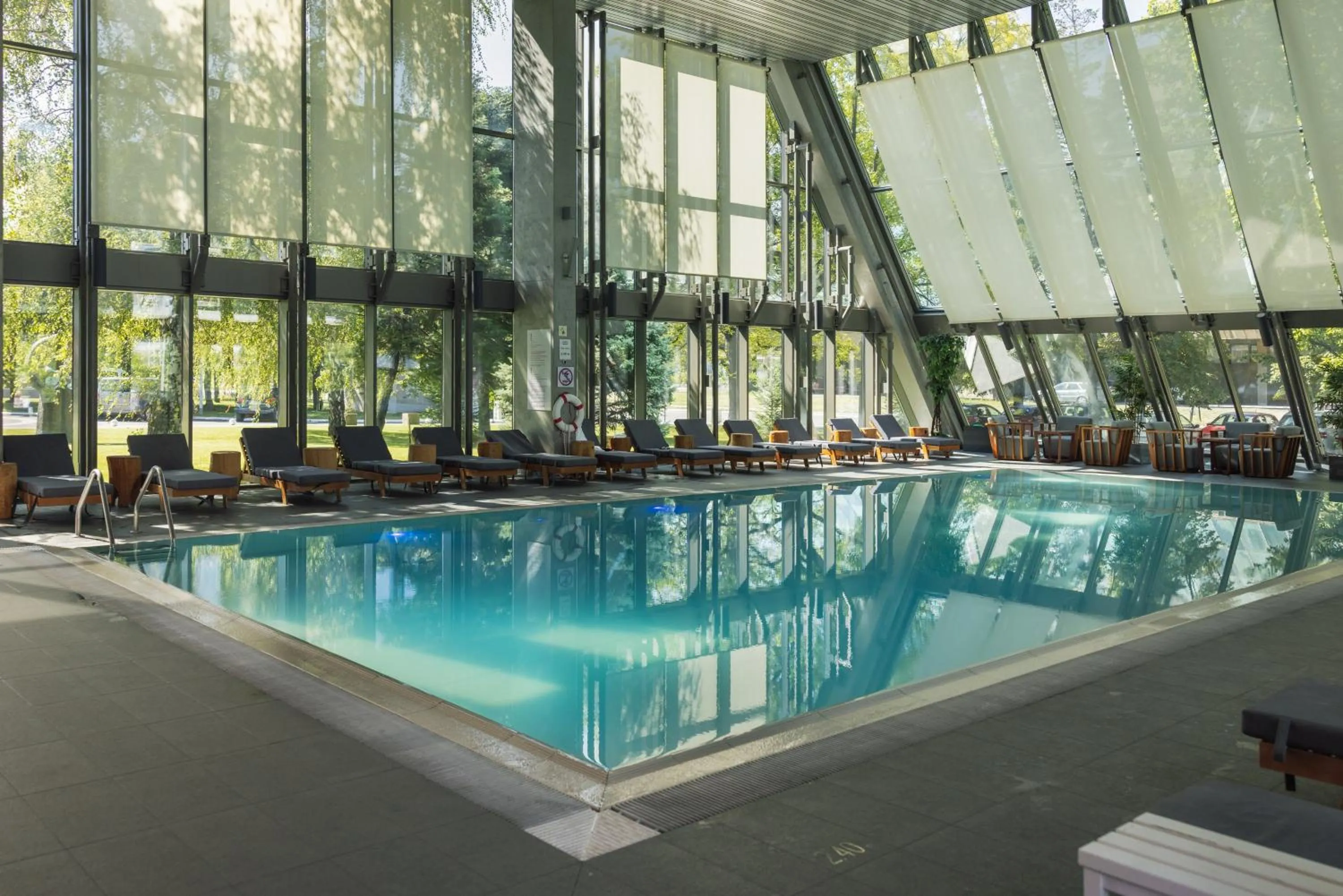 Swimming pool in Crowne Plaza Belgrade by IHG
