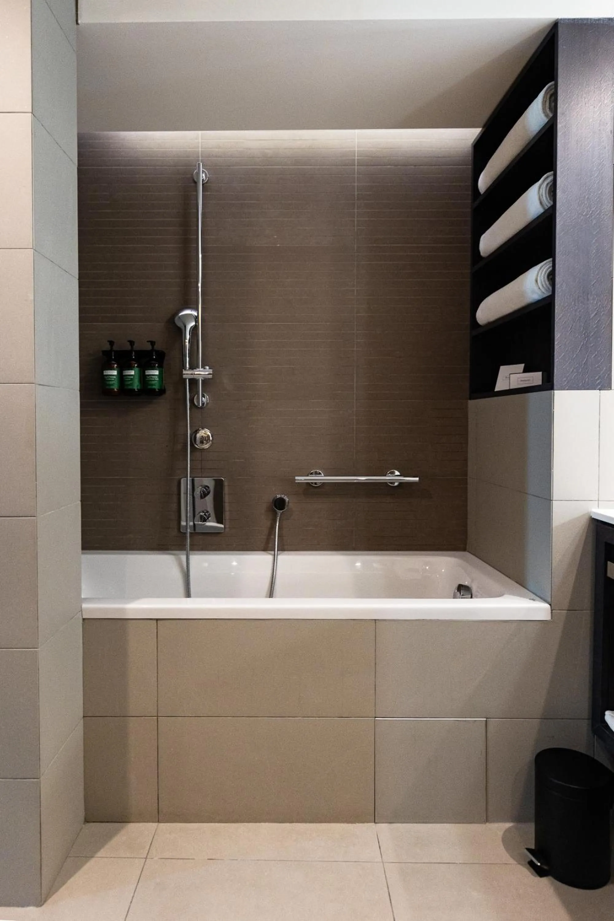 Shower in Crowne Plaza Belgrade by IHG