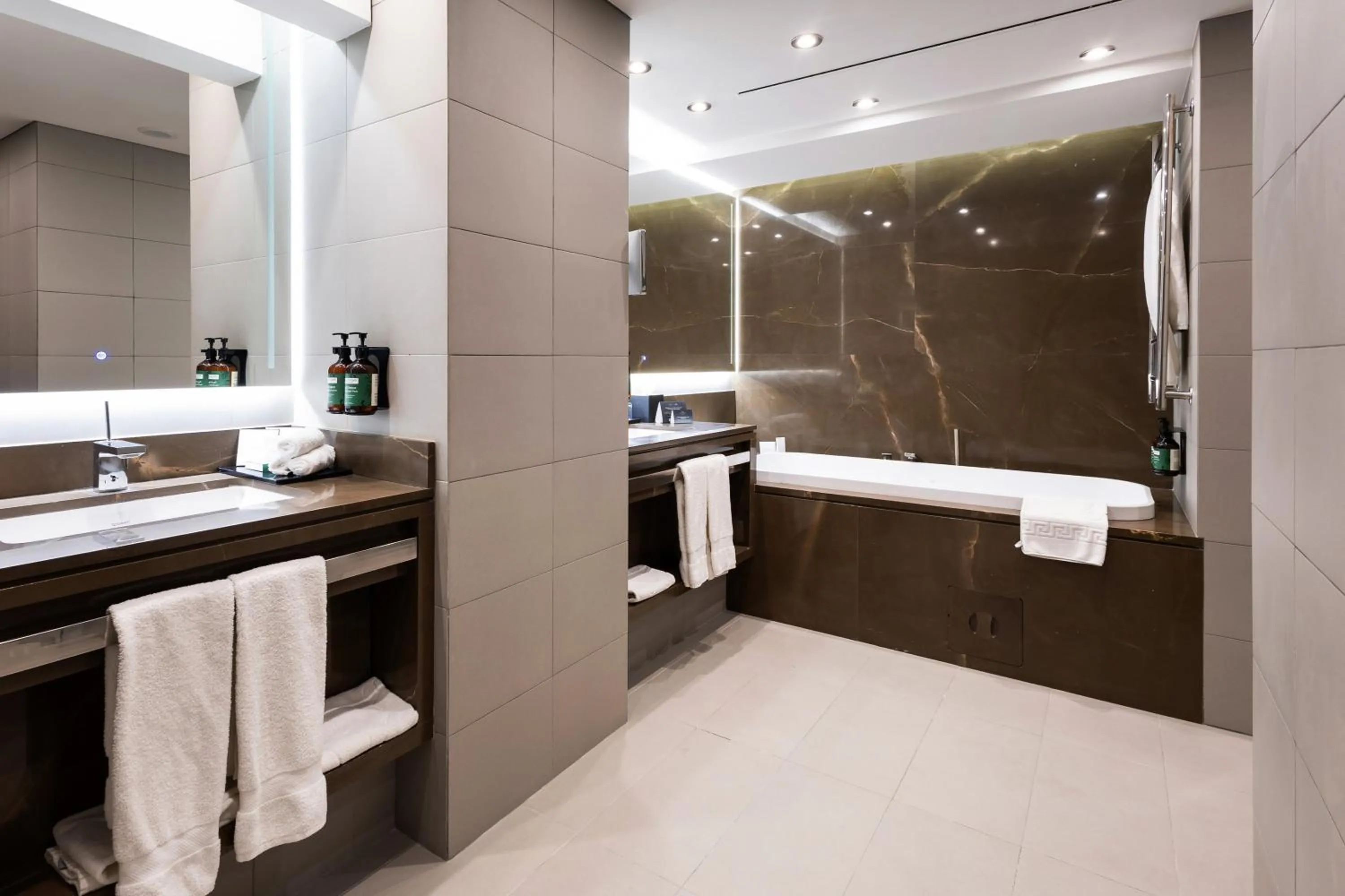 Bathroom in Crowne Plaza Belgrade by IHG