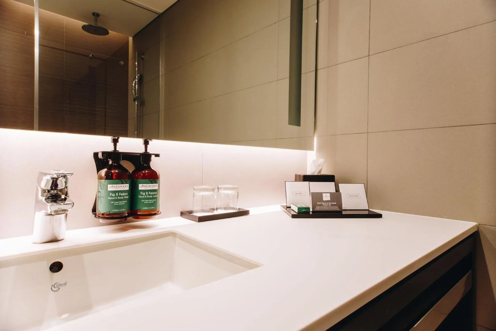 Bathroom in Crowne Plaza Belgrade by IHG