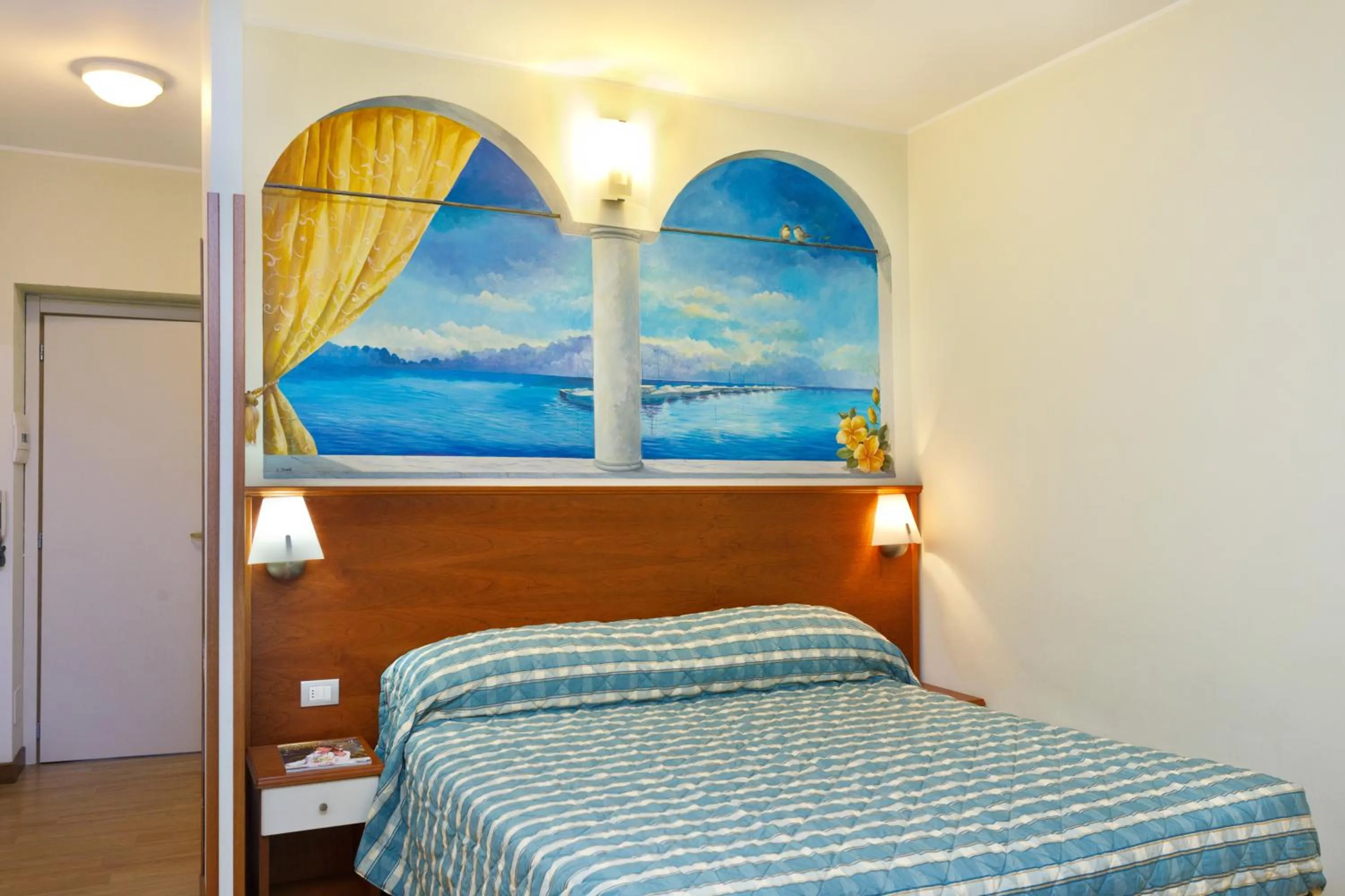 Decorative detail, Bed in Residence Dei Due Porti