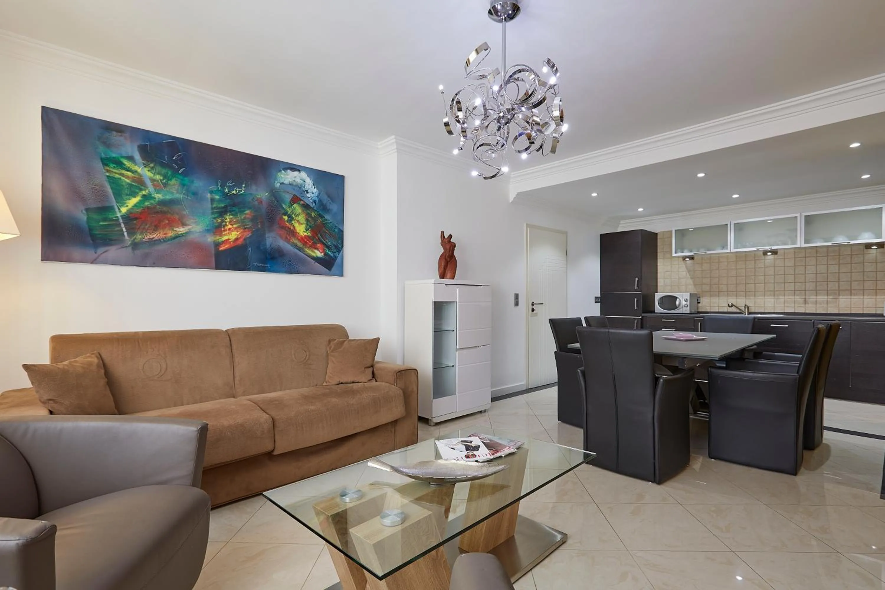 Seating area in The Queen Luxury Apartments - Villa Cortina