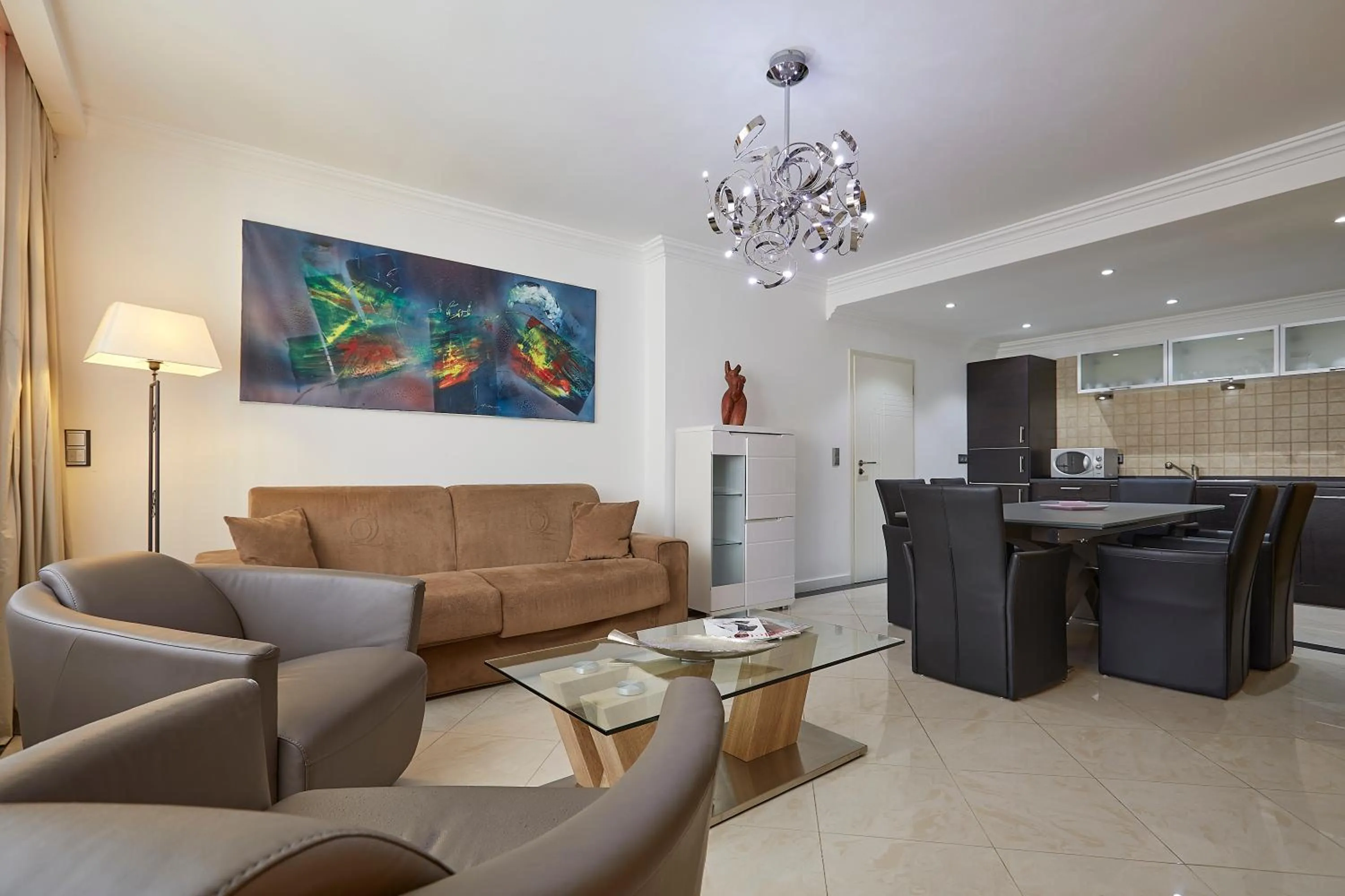 Seating area in The Queen Luxury Apartments - Villa Cortina