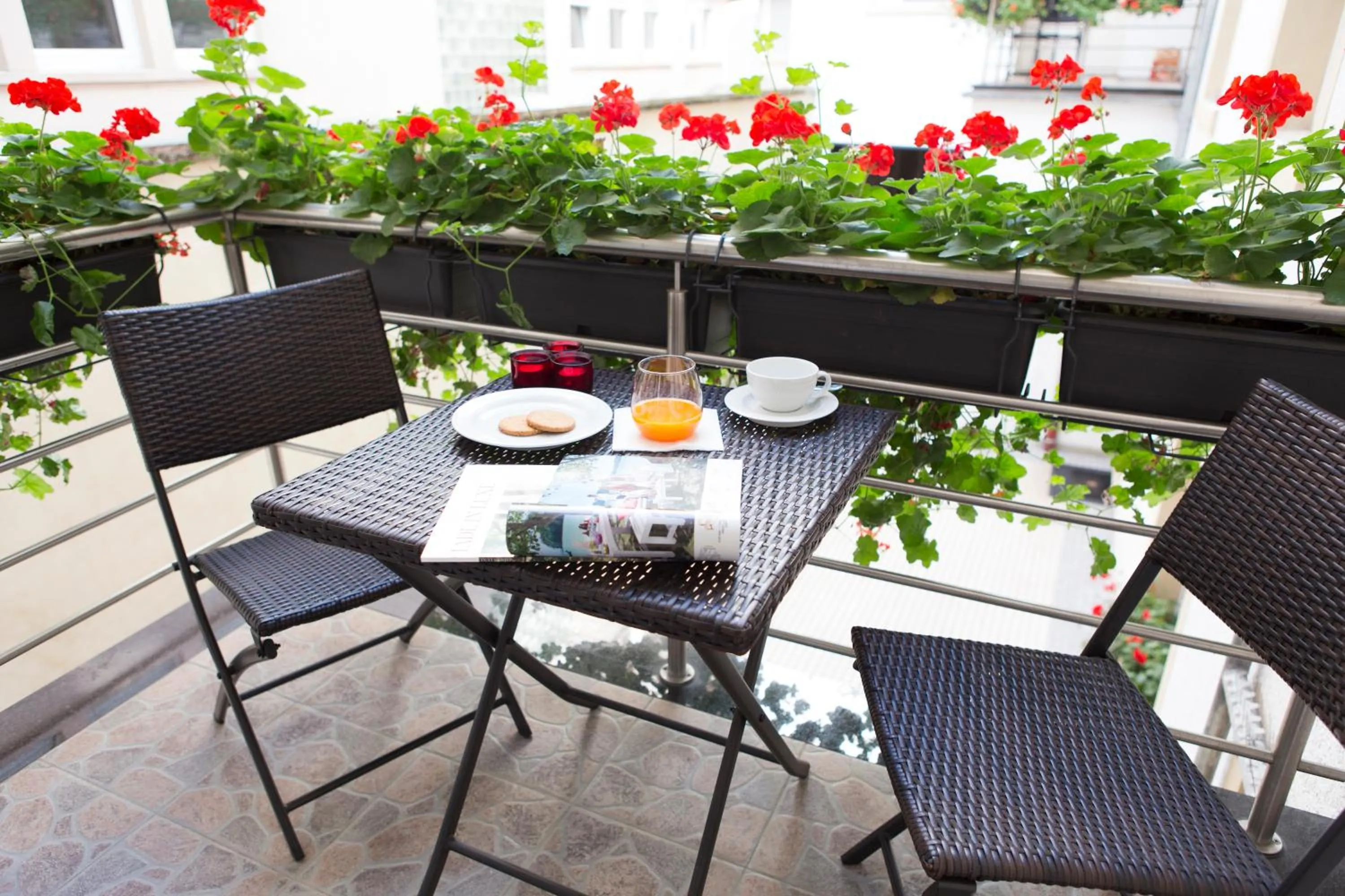 Balcony/Terrace in The Queen Luxury Apartments - Villa Cortina