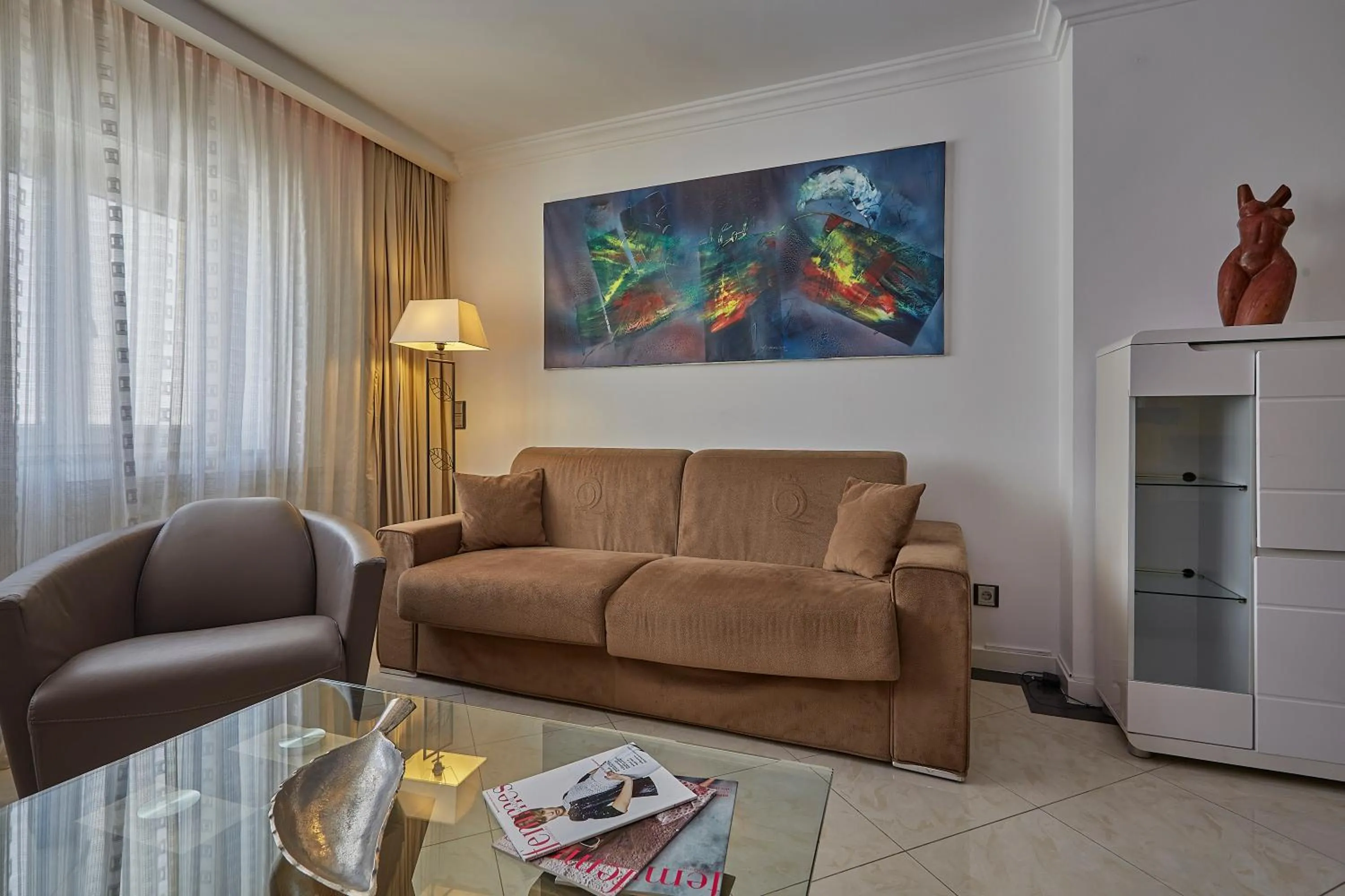Seating area in The Queen Luxury Apartments - Villa Cortina