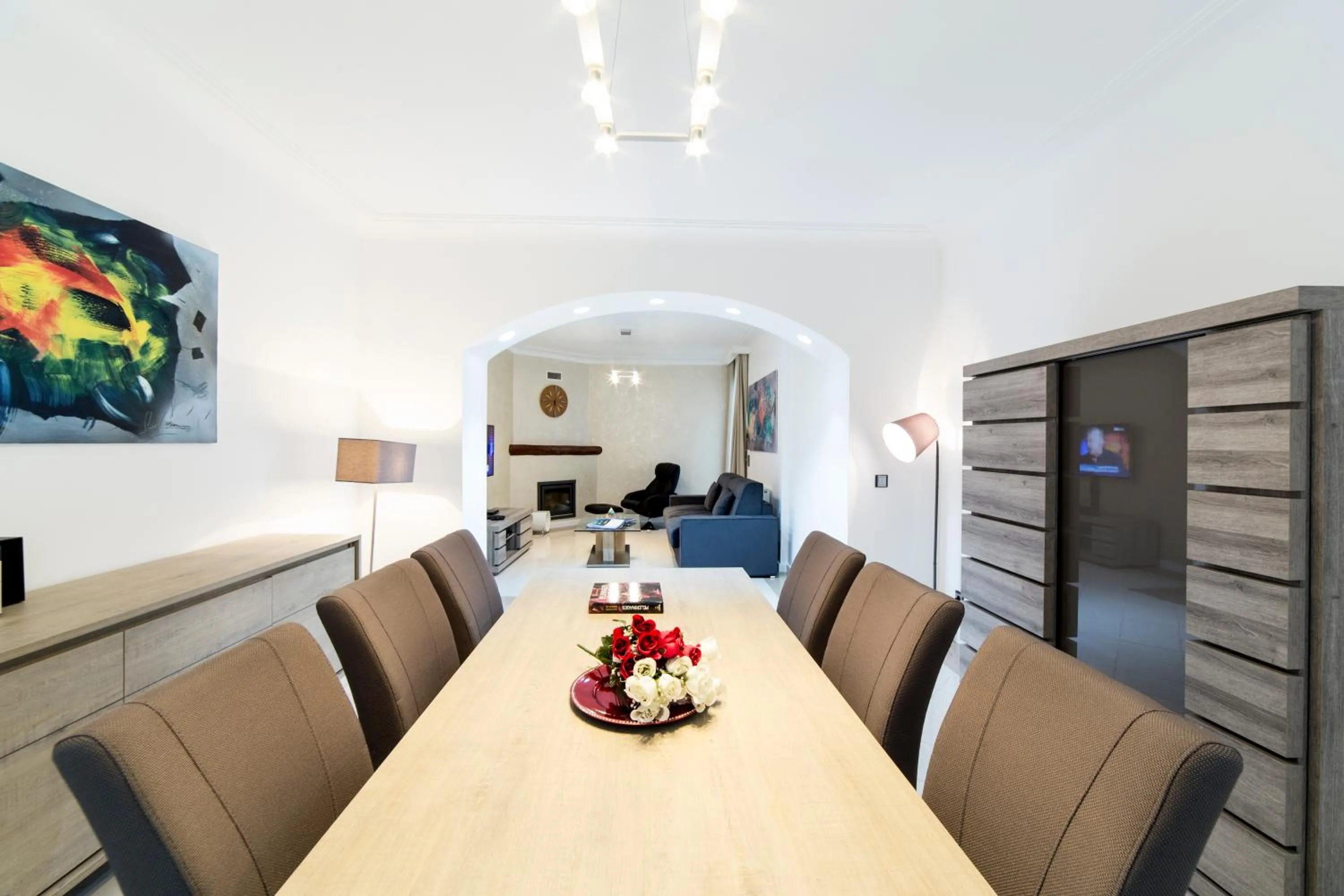 Living room in The Queen Luxury Apartments - Villa Cortina
