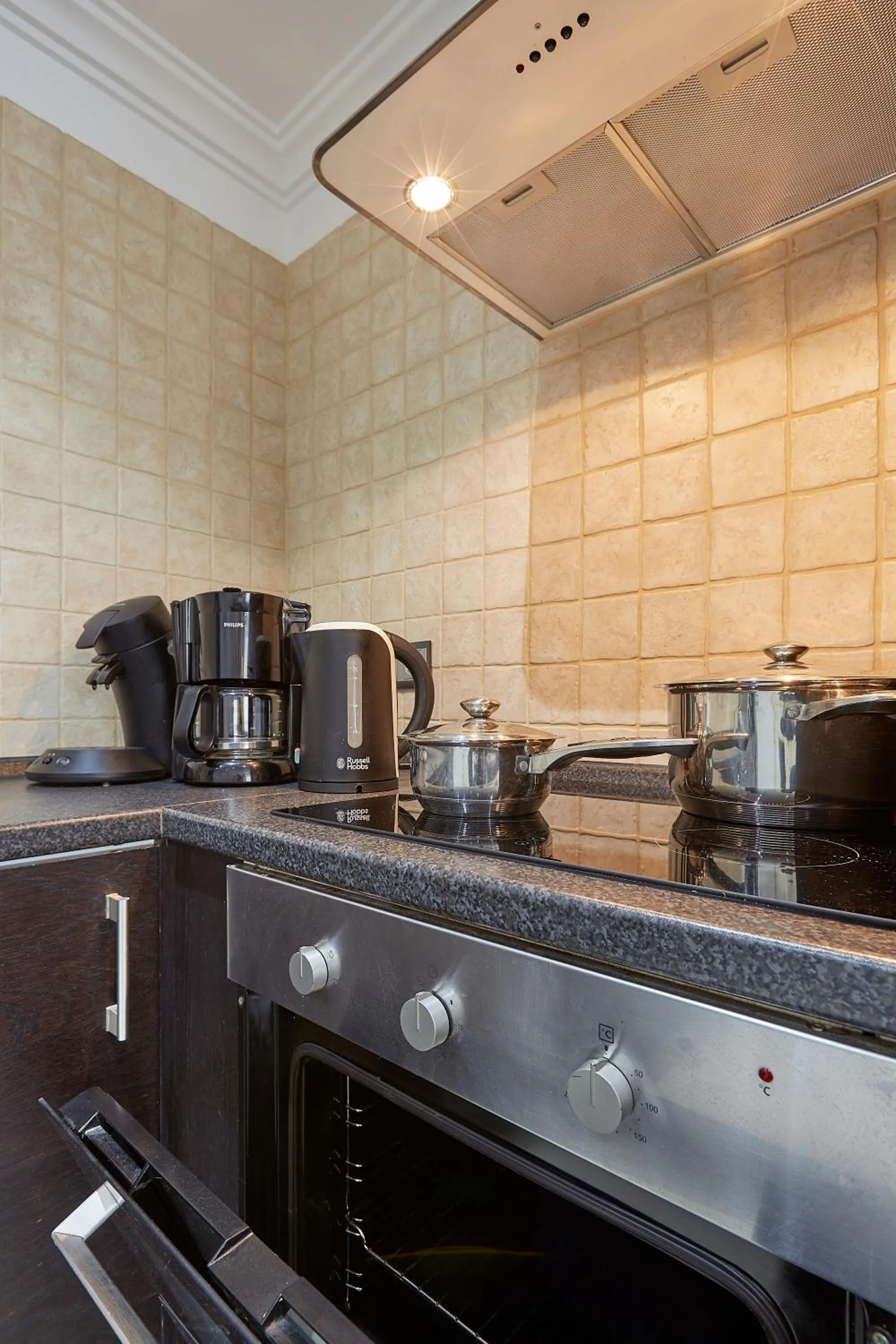 kitchen in The Queen Luxury Apartments - Villa Cortina