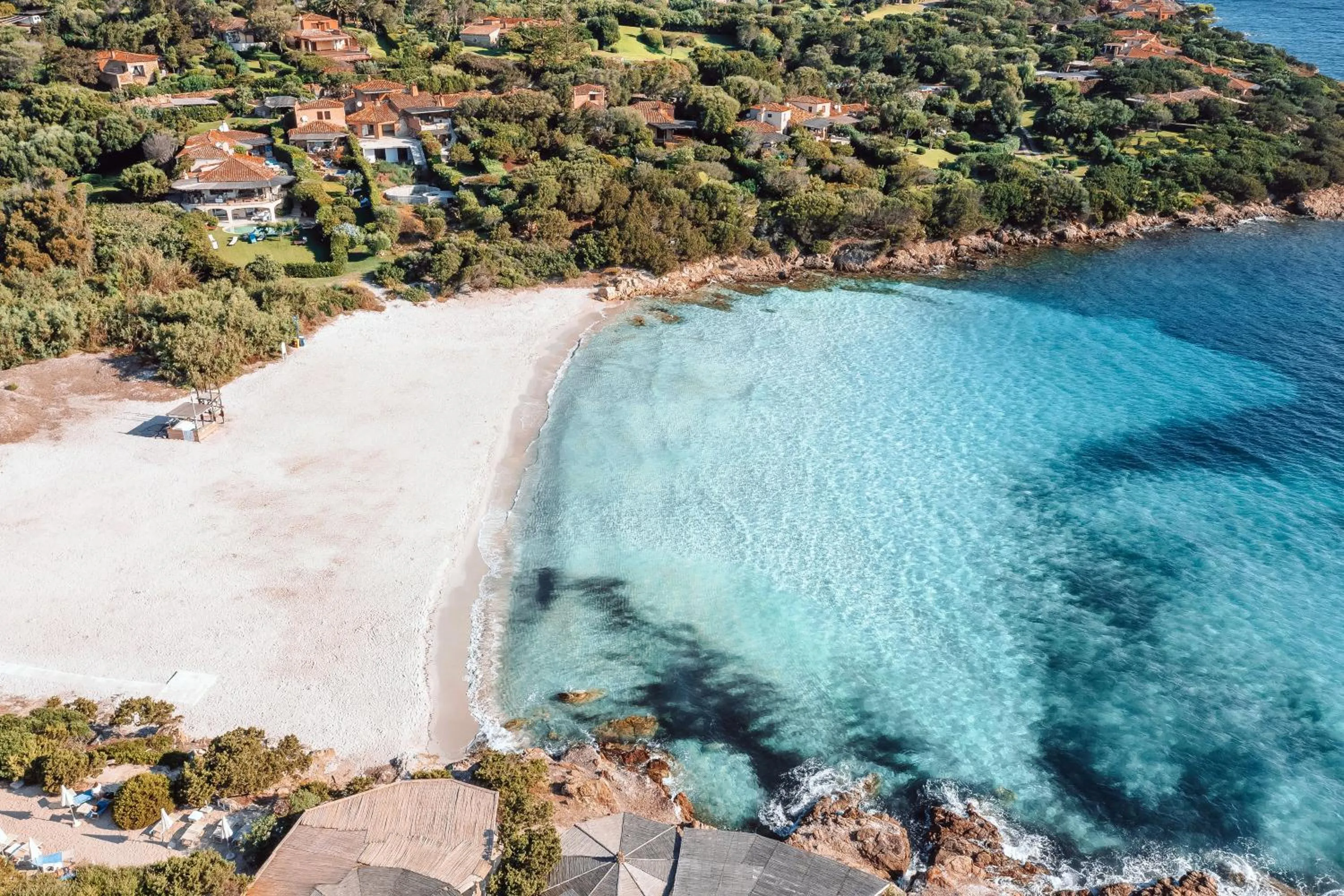 Beach in Grand Hotel In Porto Cervo
