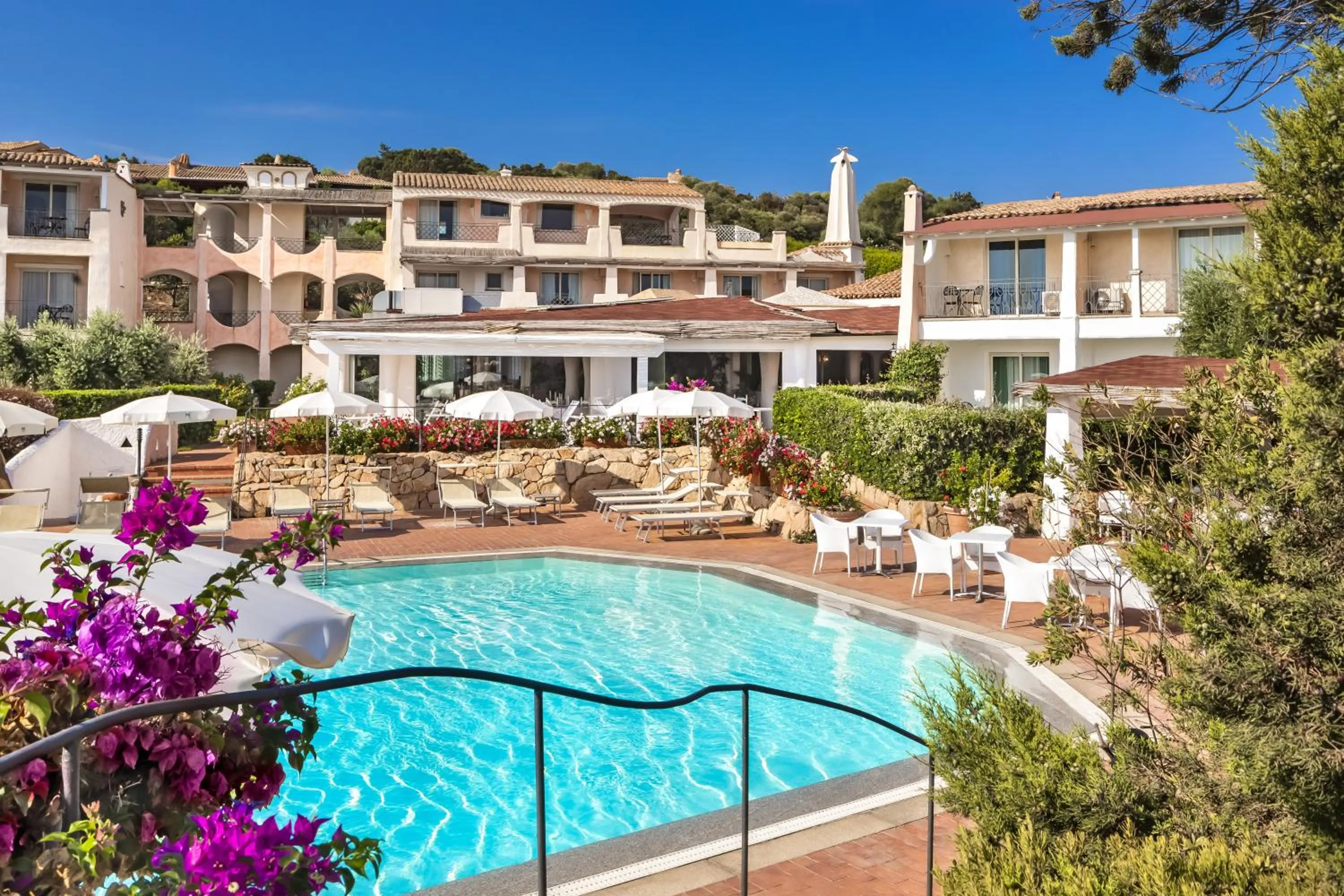 Garden in Grand Hotel In Porto Cervo
