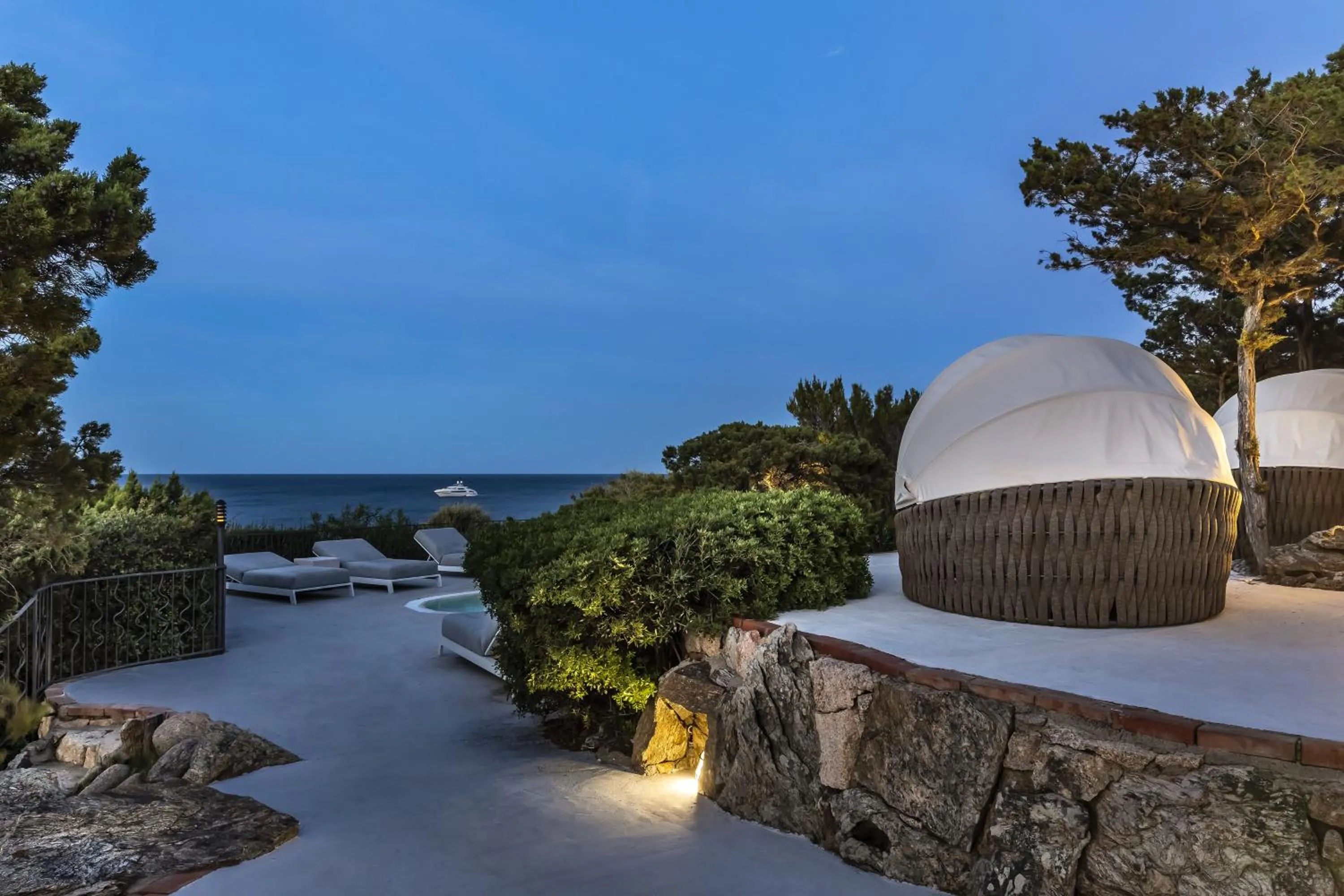 Natural landscape in Grand Hotel In Porto Cervo