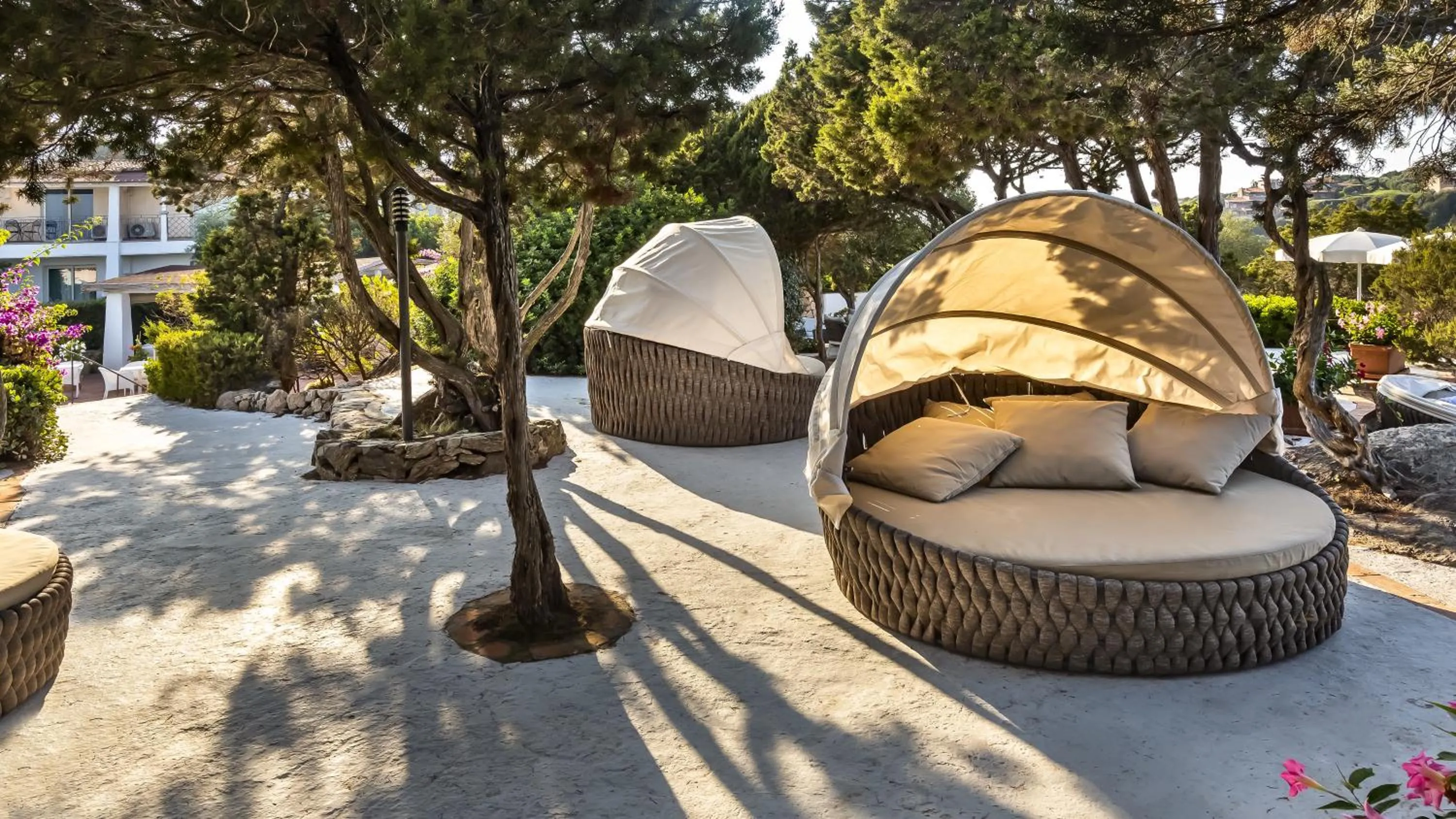 Garden in Grand Hotel In Porto Cervo