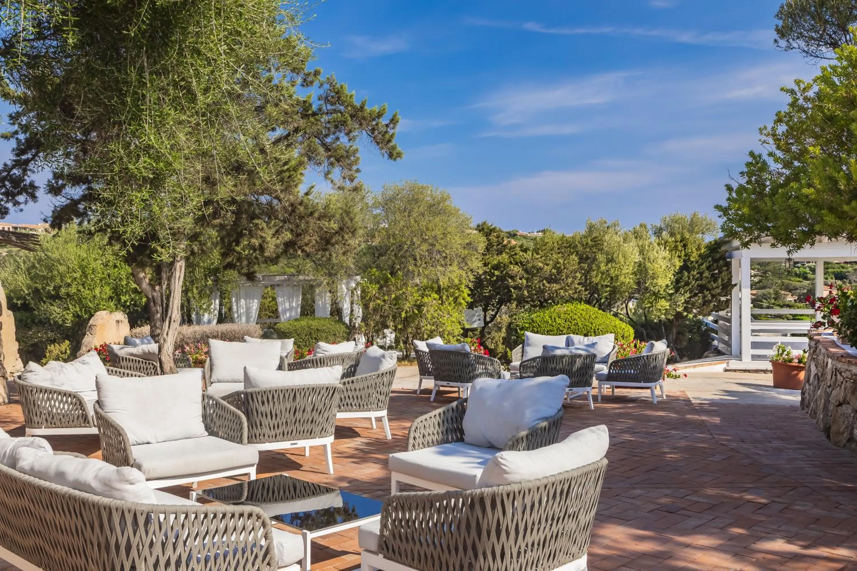 Garden in Grand Hotel In Porto Cervo