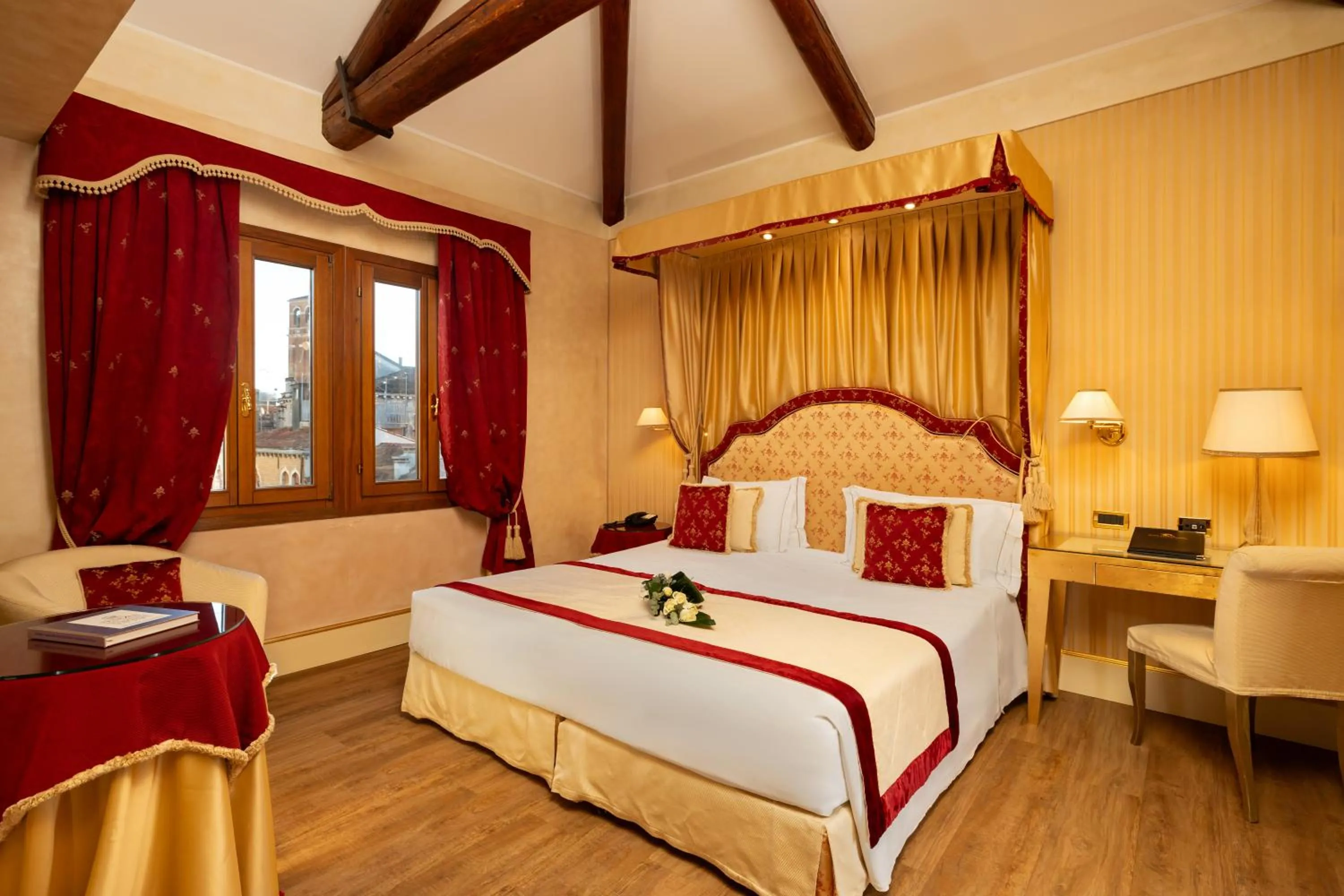 Bed in Hotel A La Commedia