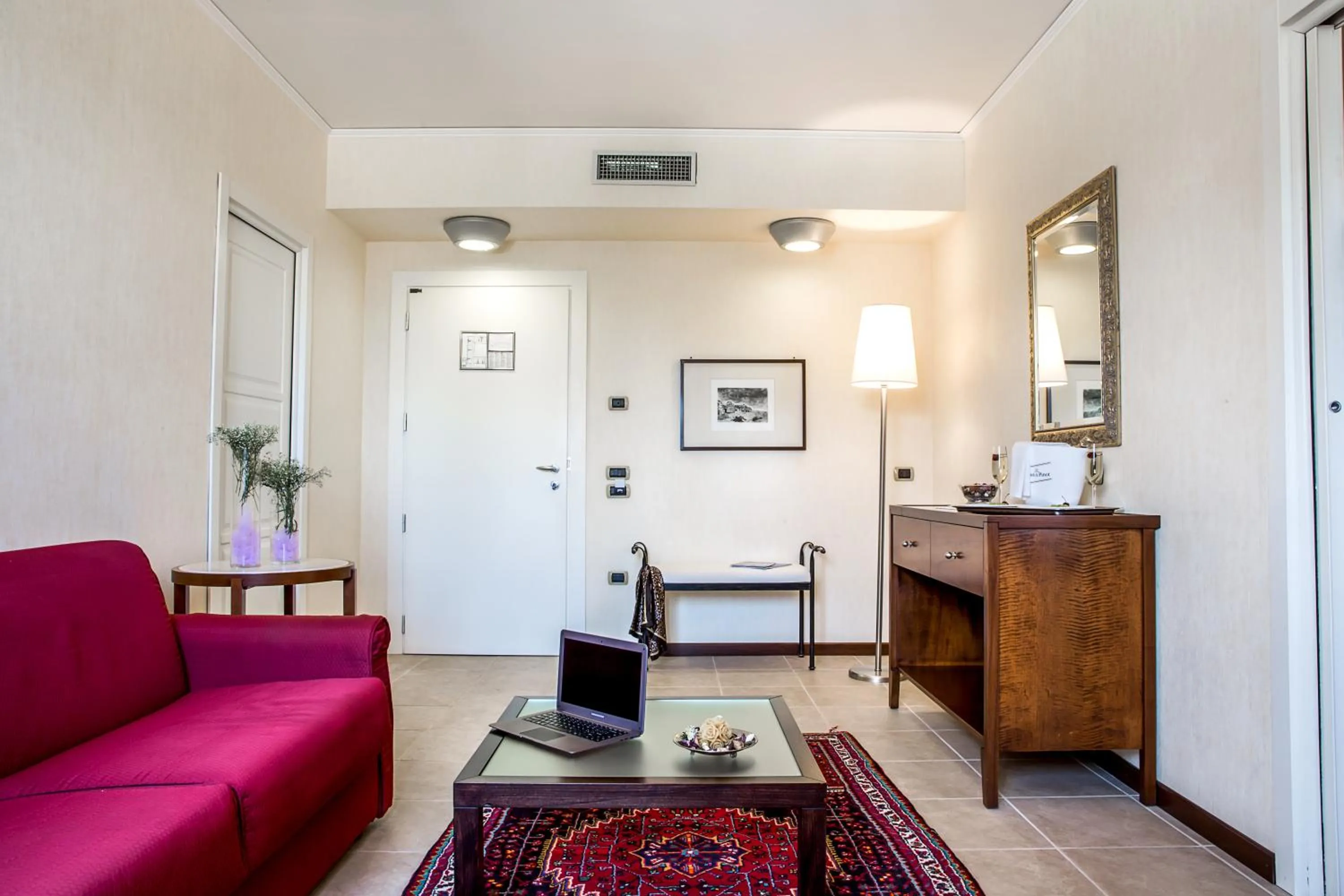 Pool view in Grand Hotel Paestum