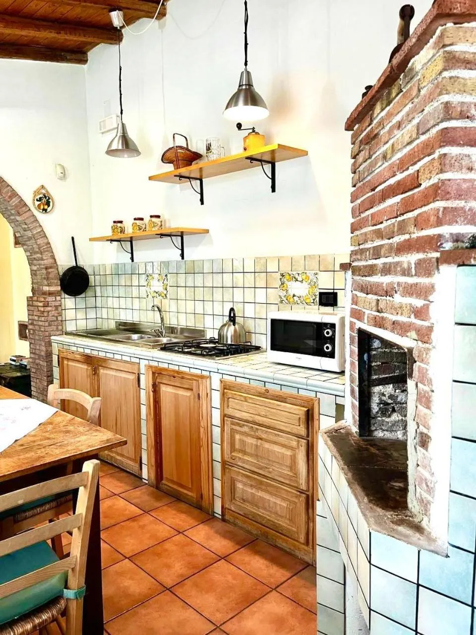 Kitchen or kitchenette in Case Di Loco Castro