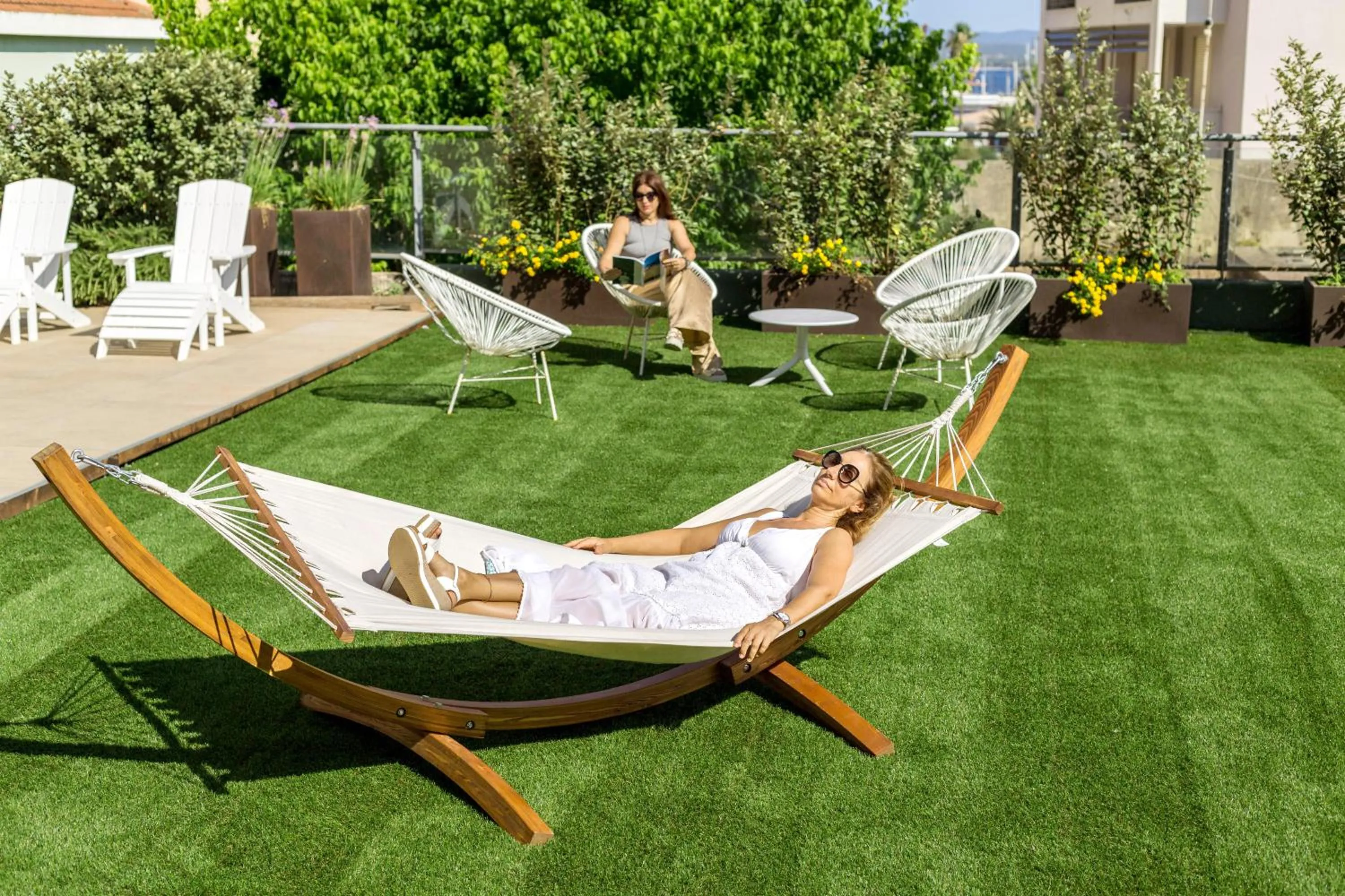 Garden in Hotel Catalunya