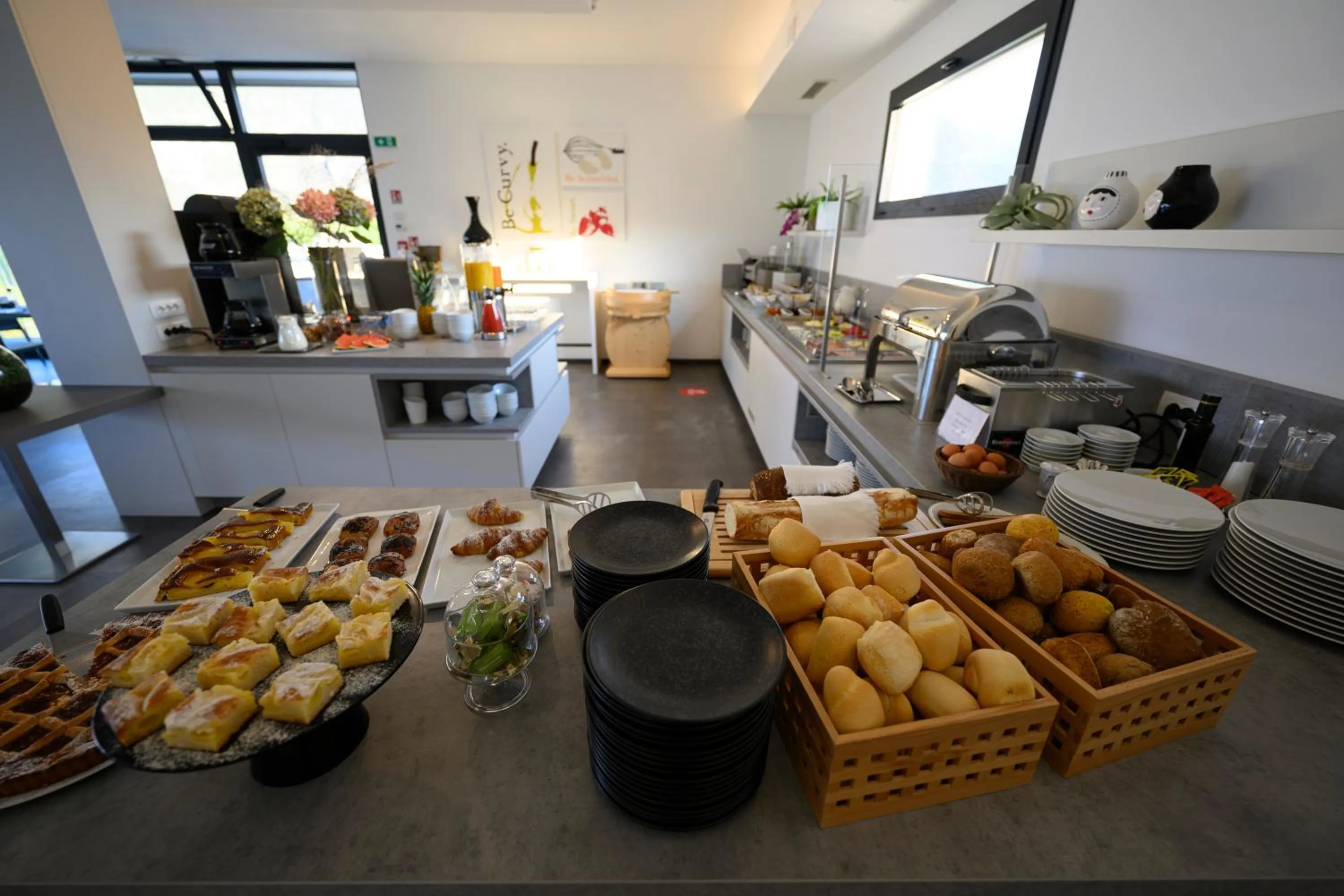Continental breakfast in Hotel Riviera