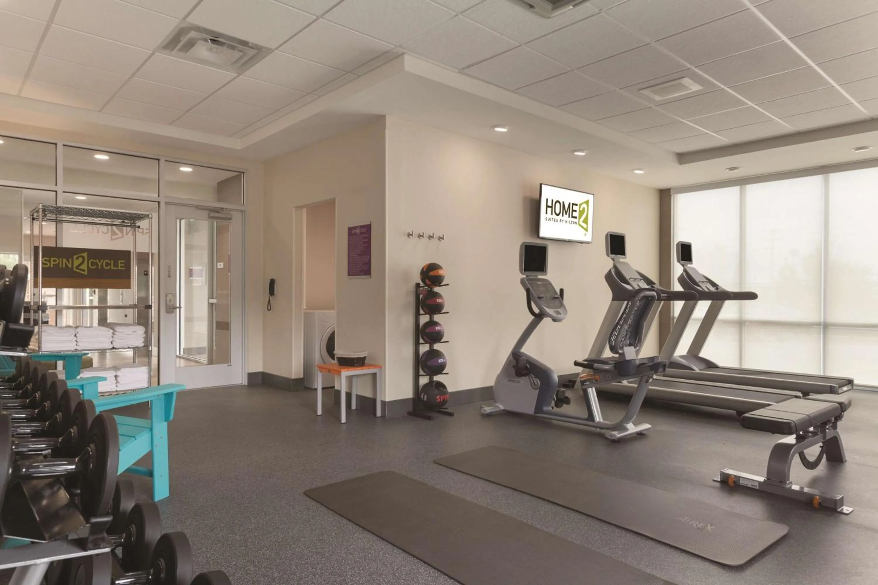 Fitness centre/facilities in Home2 Suites by Hilton Erie